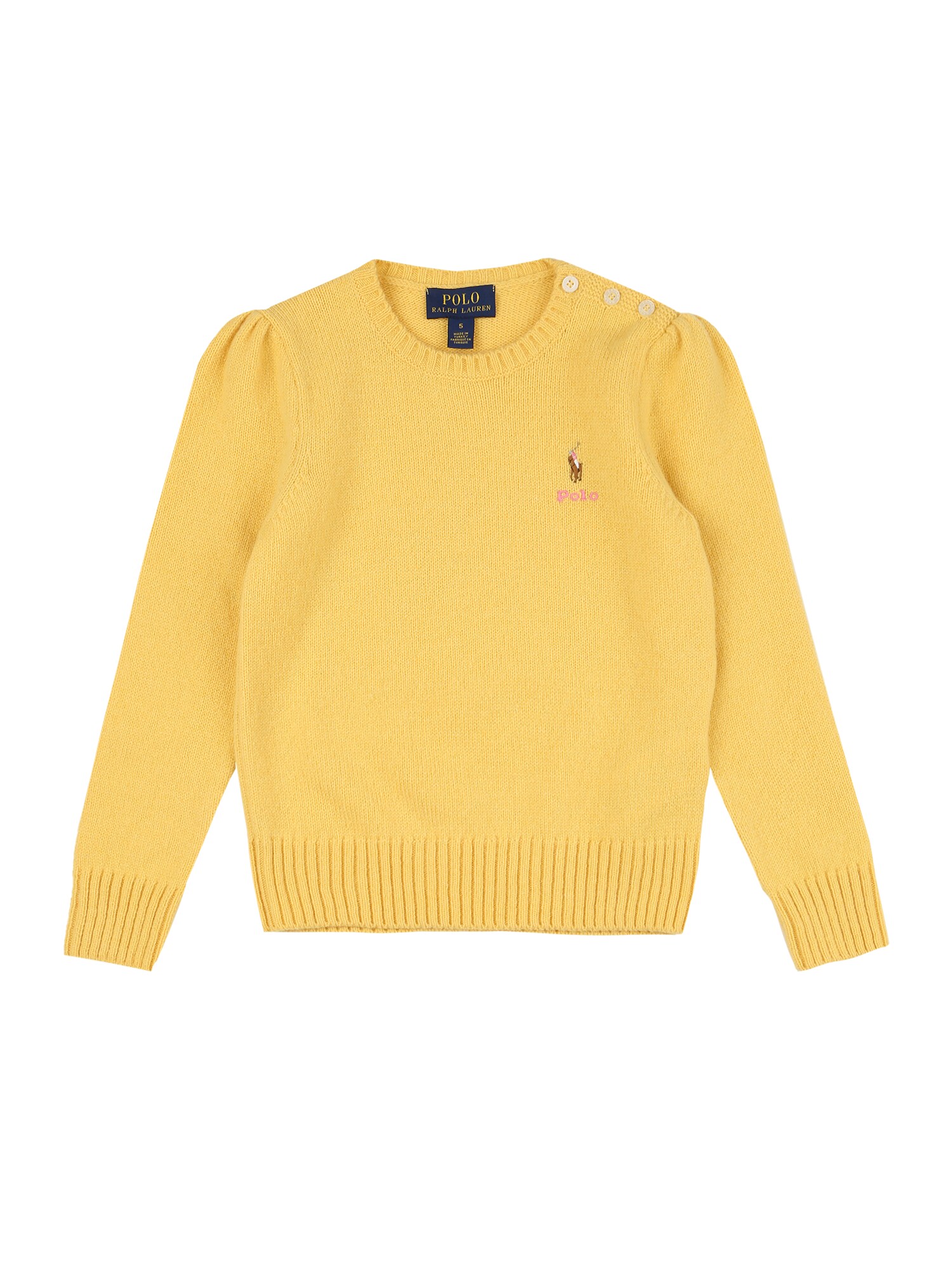 POLO RALPH LAUREN Megztinis  šafrano spalva