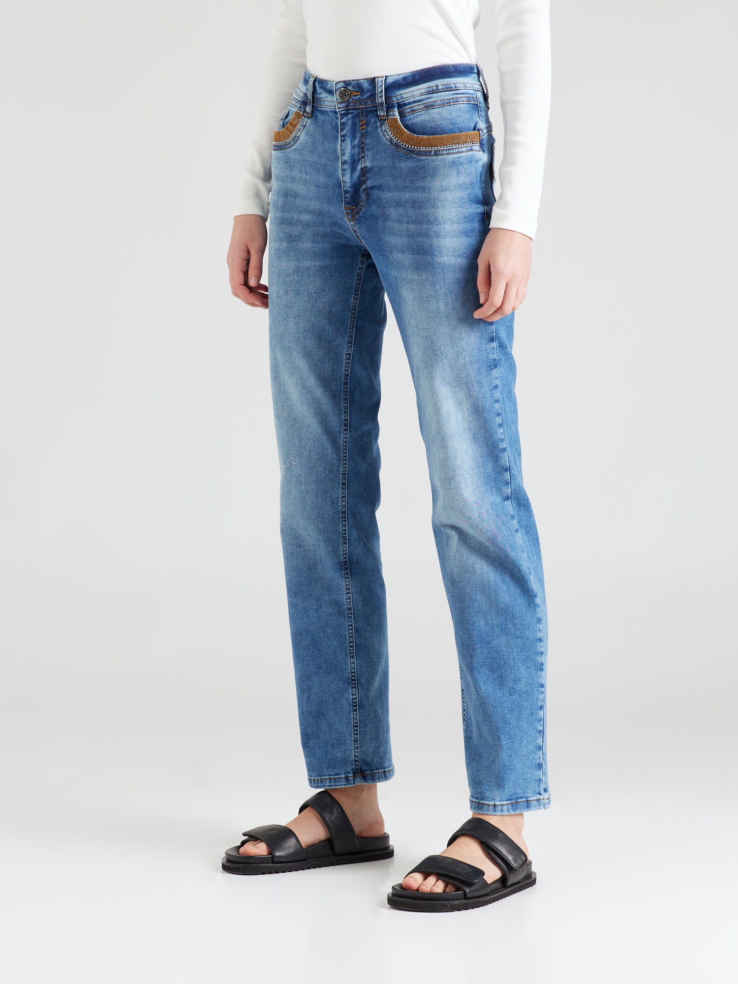 PULZ Jeans Farmer 'ZELLE'  kék farmer termék 2. képe