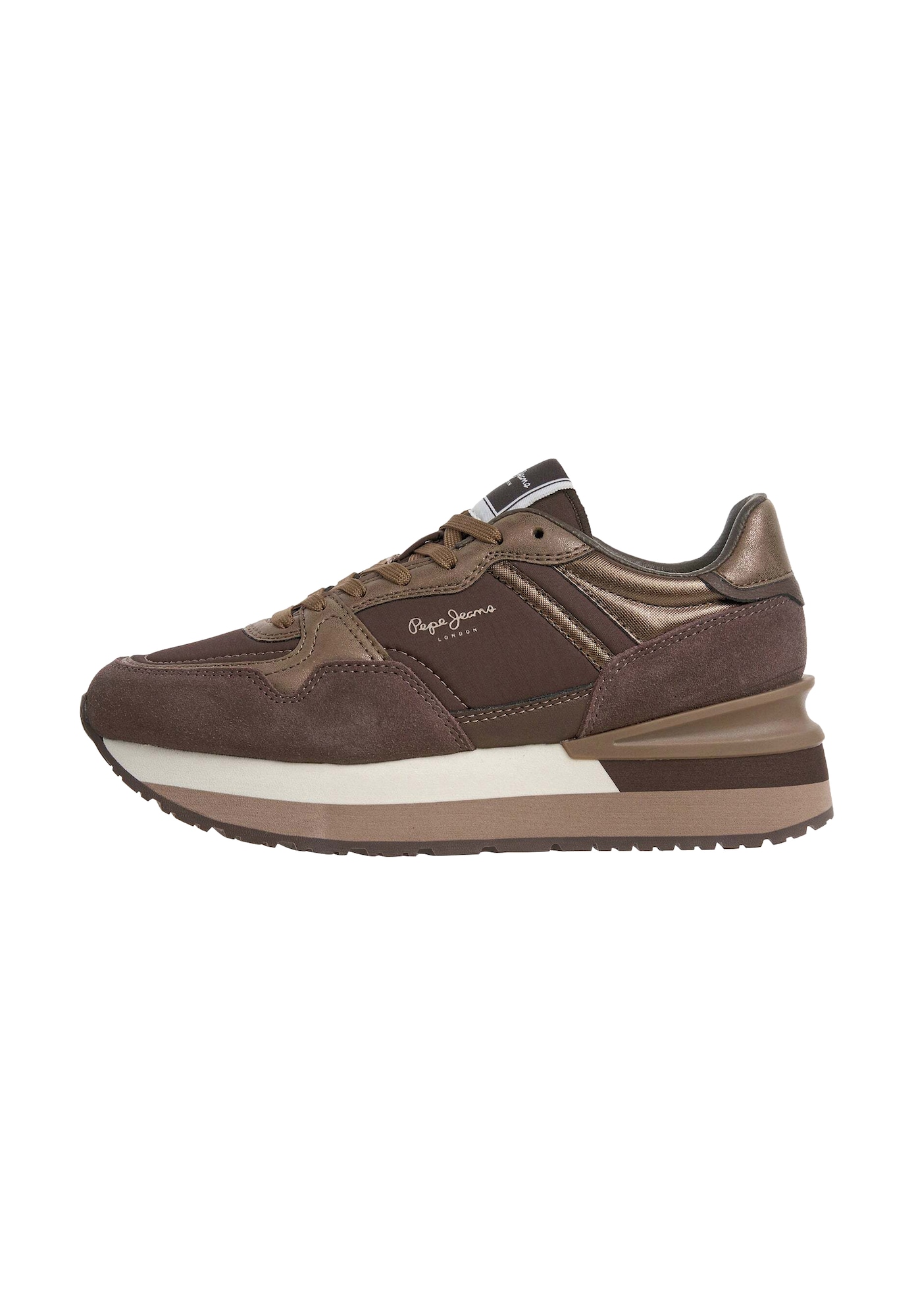 Pepe Jeans Sneaker low Nala Night maro / maro închis