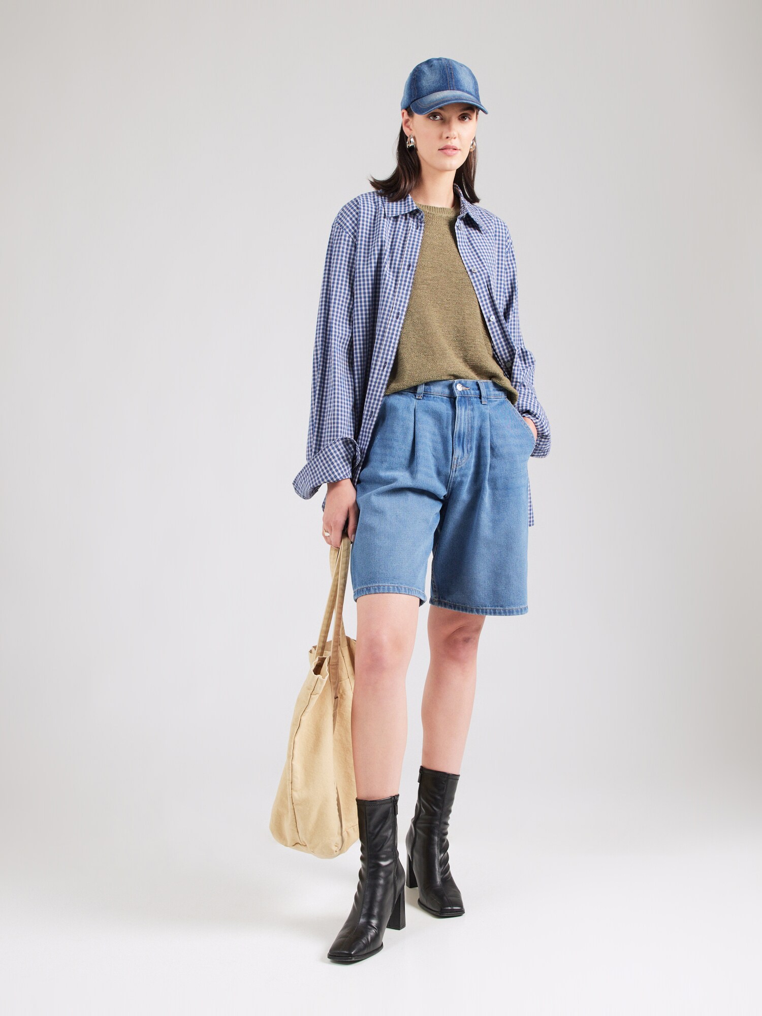 ONLY Plisované rifle 'ONLIvy' modrá denim (obrázok 4)