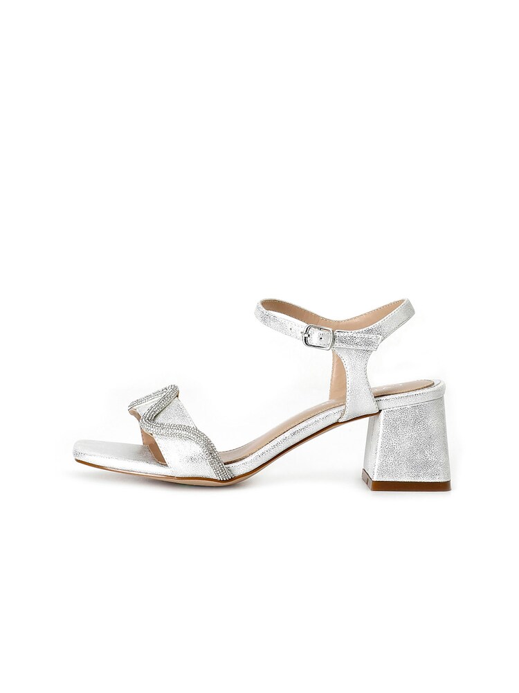 CAFè NOIR Sandalen Damen Größe 36 silber