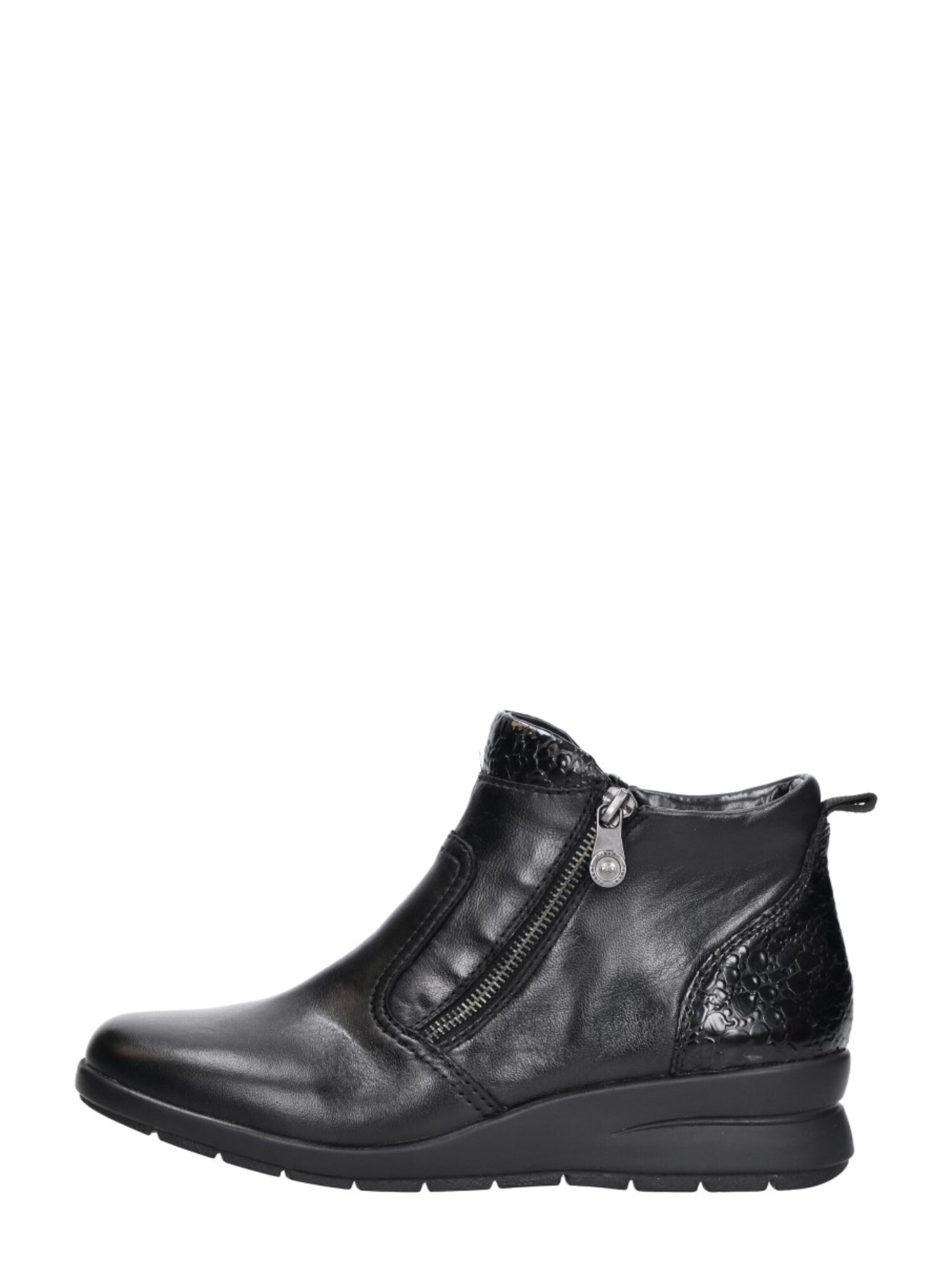 Rieker Boots 'Enkellaarsjes Plat' Zwart