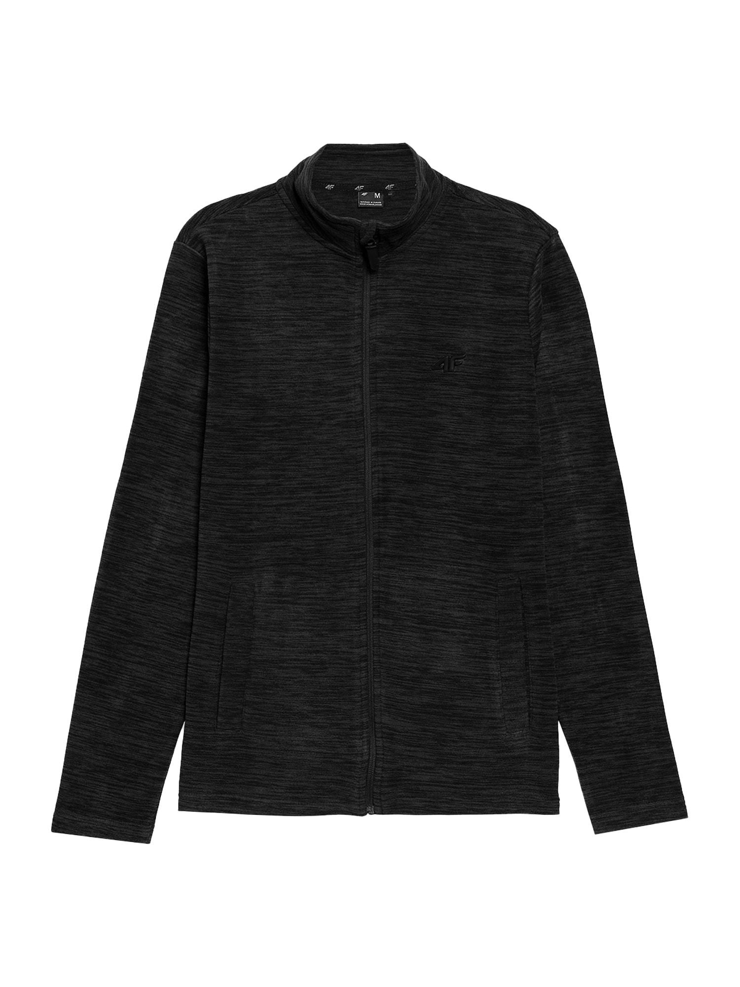 4F Jachetă  fleece funcțională  negru amestecat