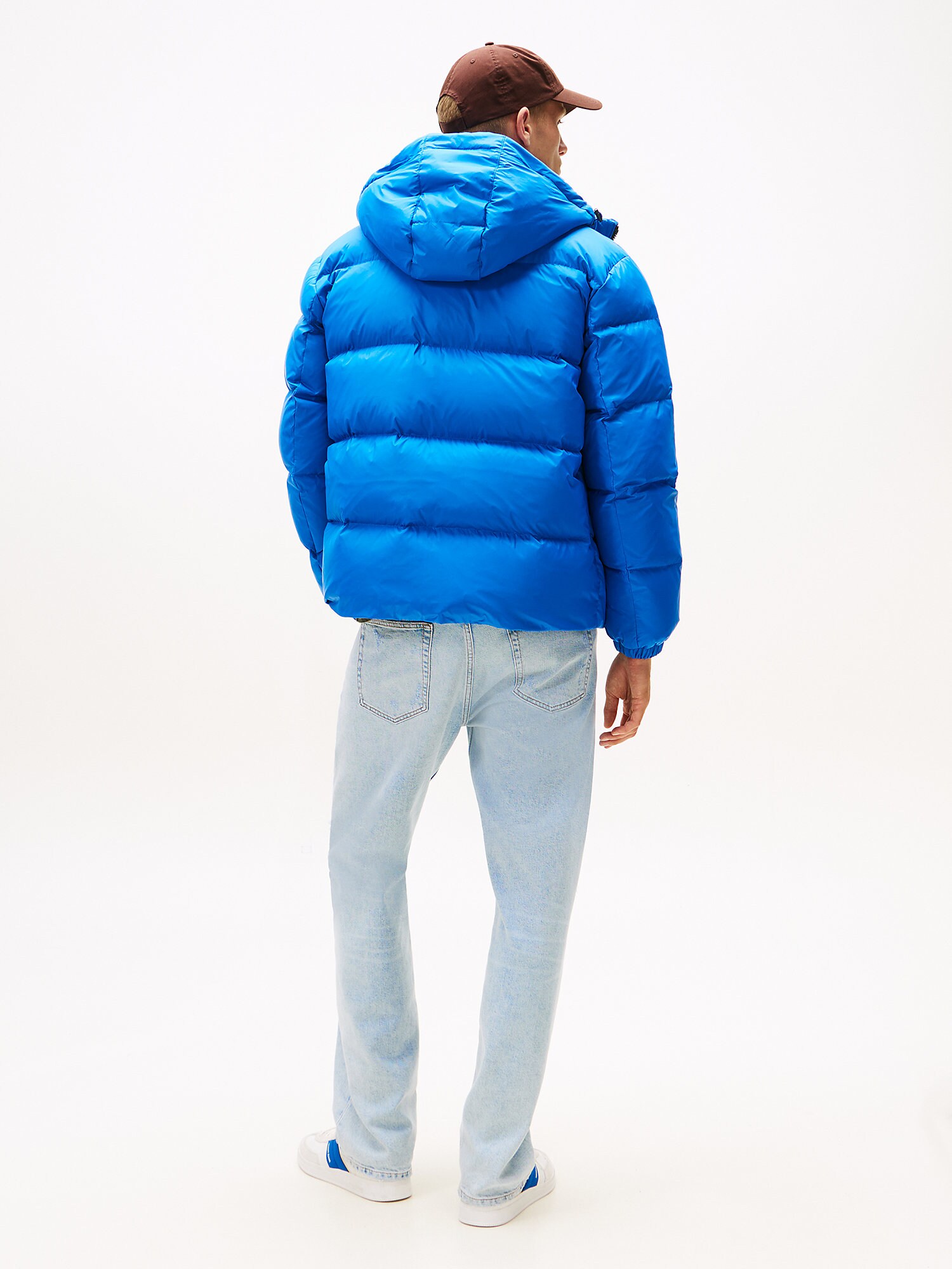 Tommy Jeans Zimná bunda 'Essential' azúrová (obrázok 5)
