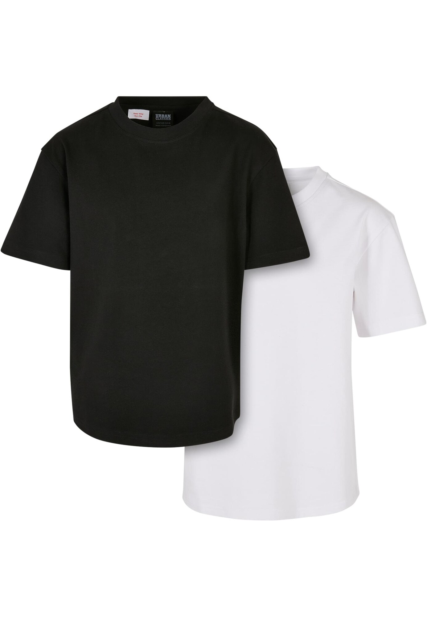 Urban Classics Tričko  čierna / biela