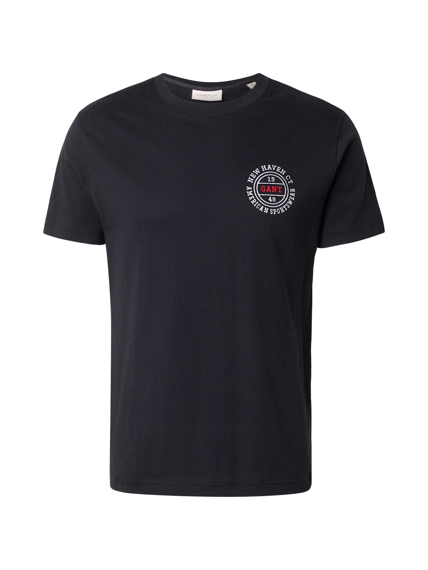 GANT Tricou  roșu / negru / alb