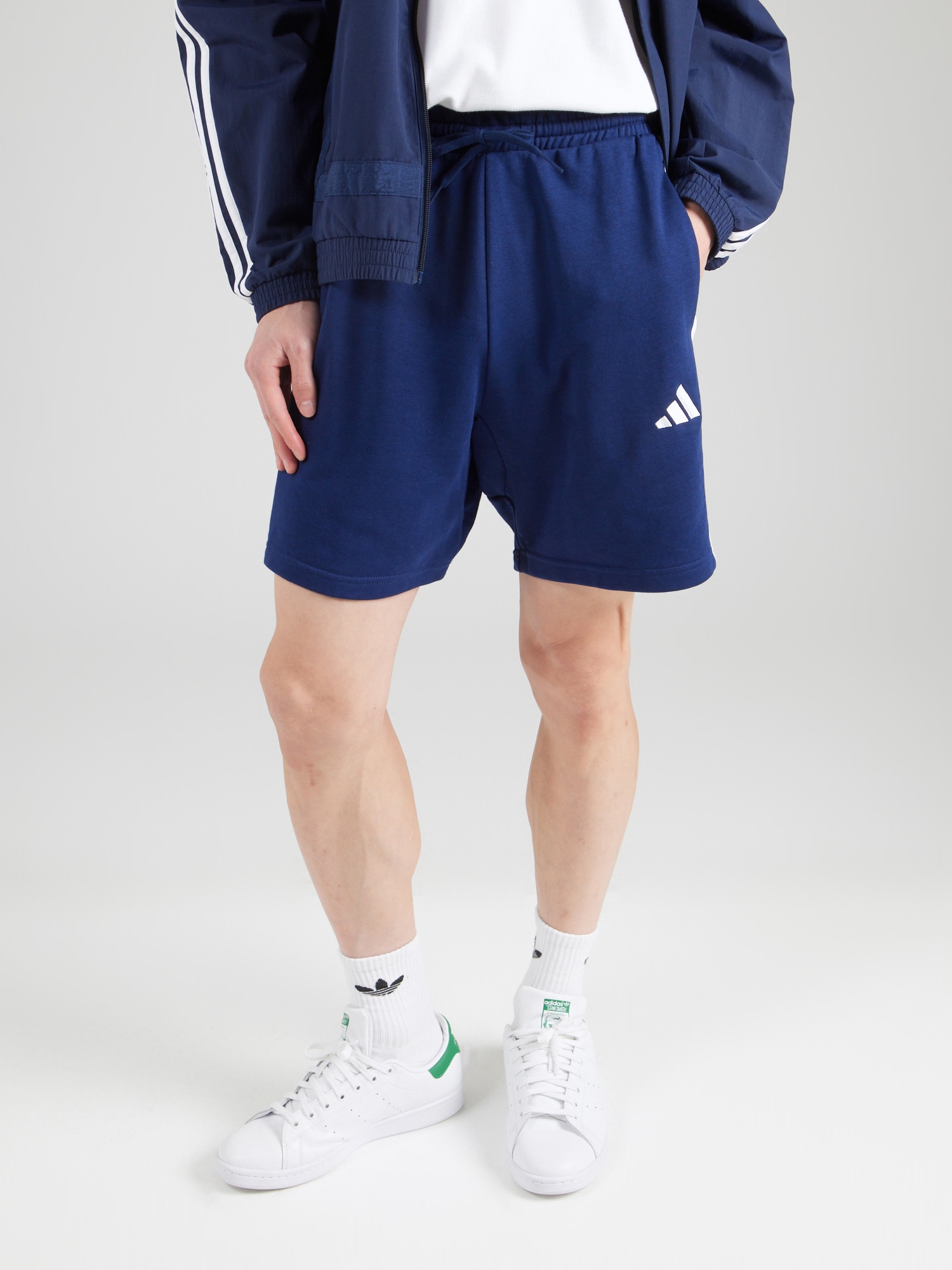 ADIDAS SPORTSWEAR Sportnadrágok  sötétkék / fehér termék 2. képe
