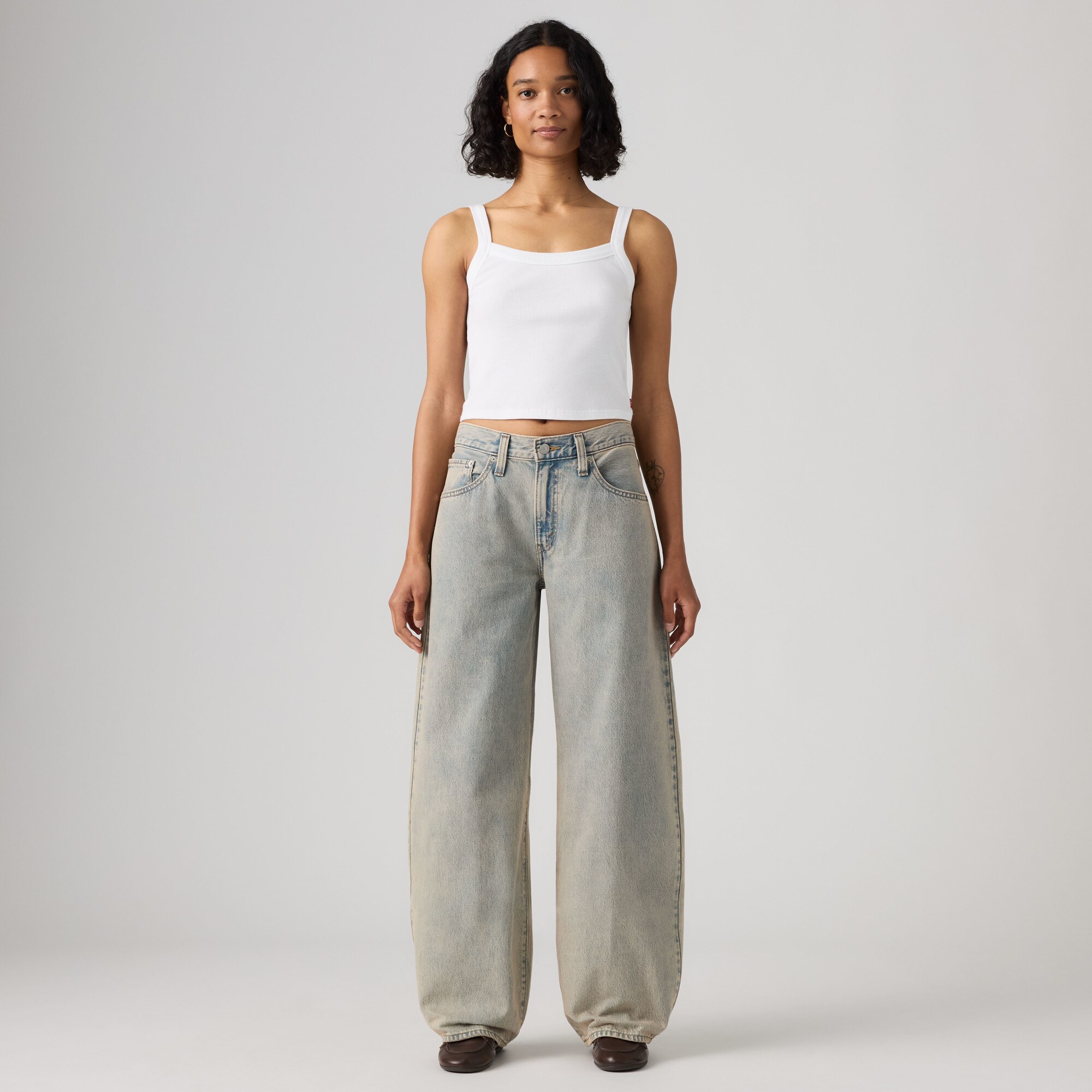 LEVI'S ® Vaquero 'MIDDY BALLOON'  azul pastel – imagen 4
