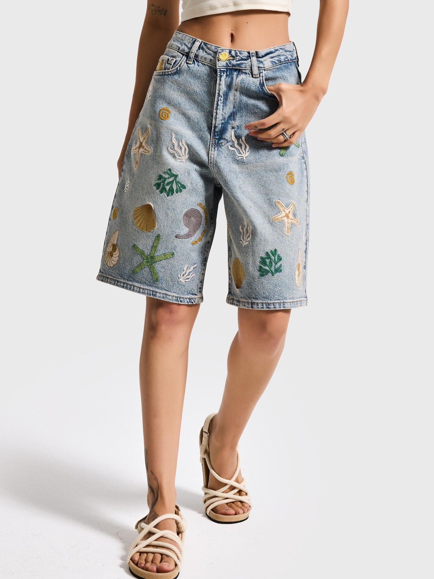 It's Basic Its Basic Jeans Bermuda Denim Short