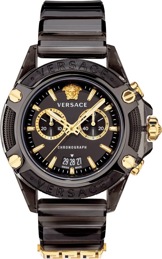 VERSACE Uhr Herren Größe One Size gold / schwarz