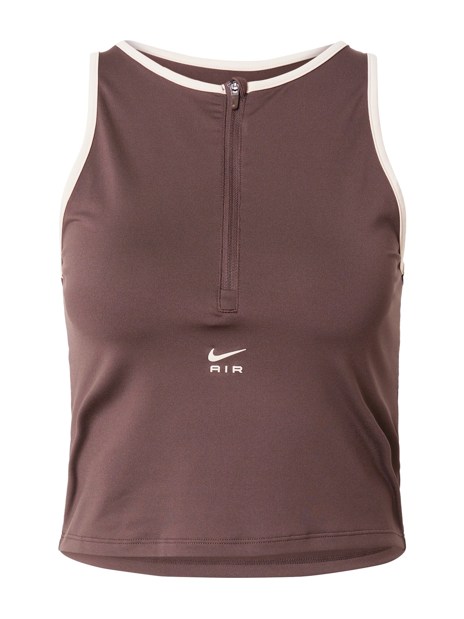 NIKE Športový top  béžová / hnedá