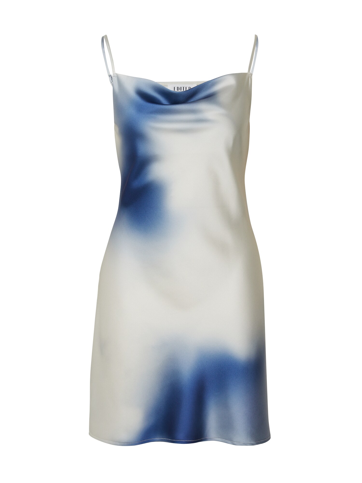 EDITED Rochie Jessie  albastru / alb
