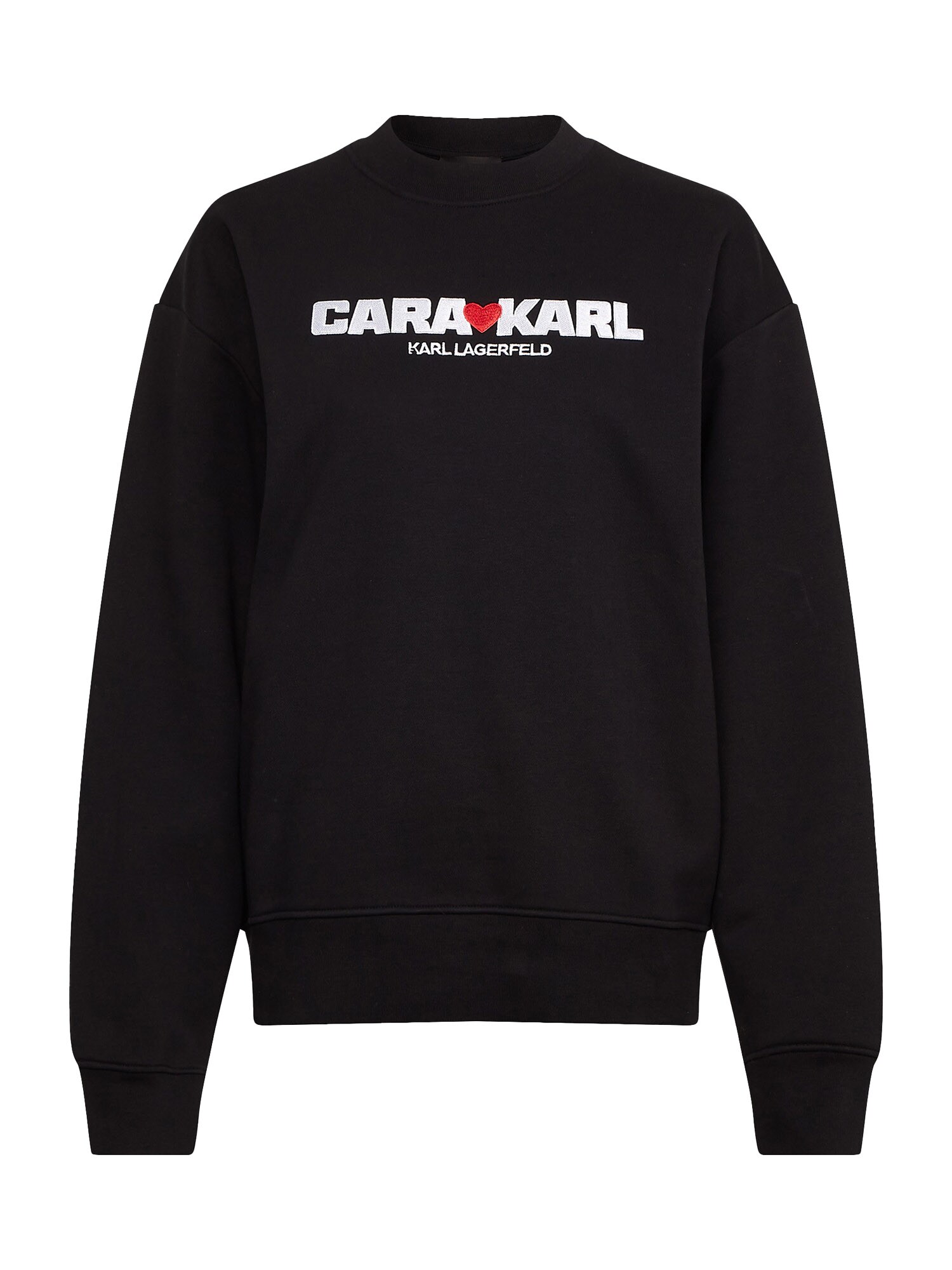 KARL LAGERFELD x CARA DELEVINGNE Sweatshirt  preto