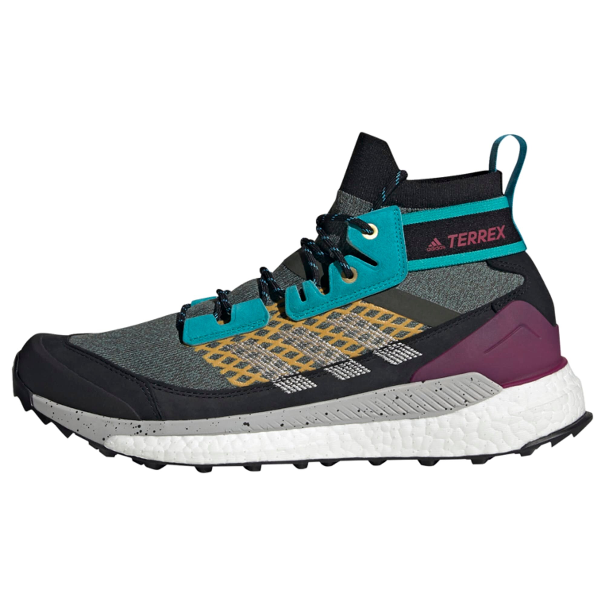 ADIDAS PERFORMANCE Sportiniai batai  žalia / margai pilka / turkio spalva / purpurinė