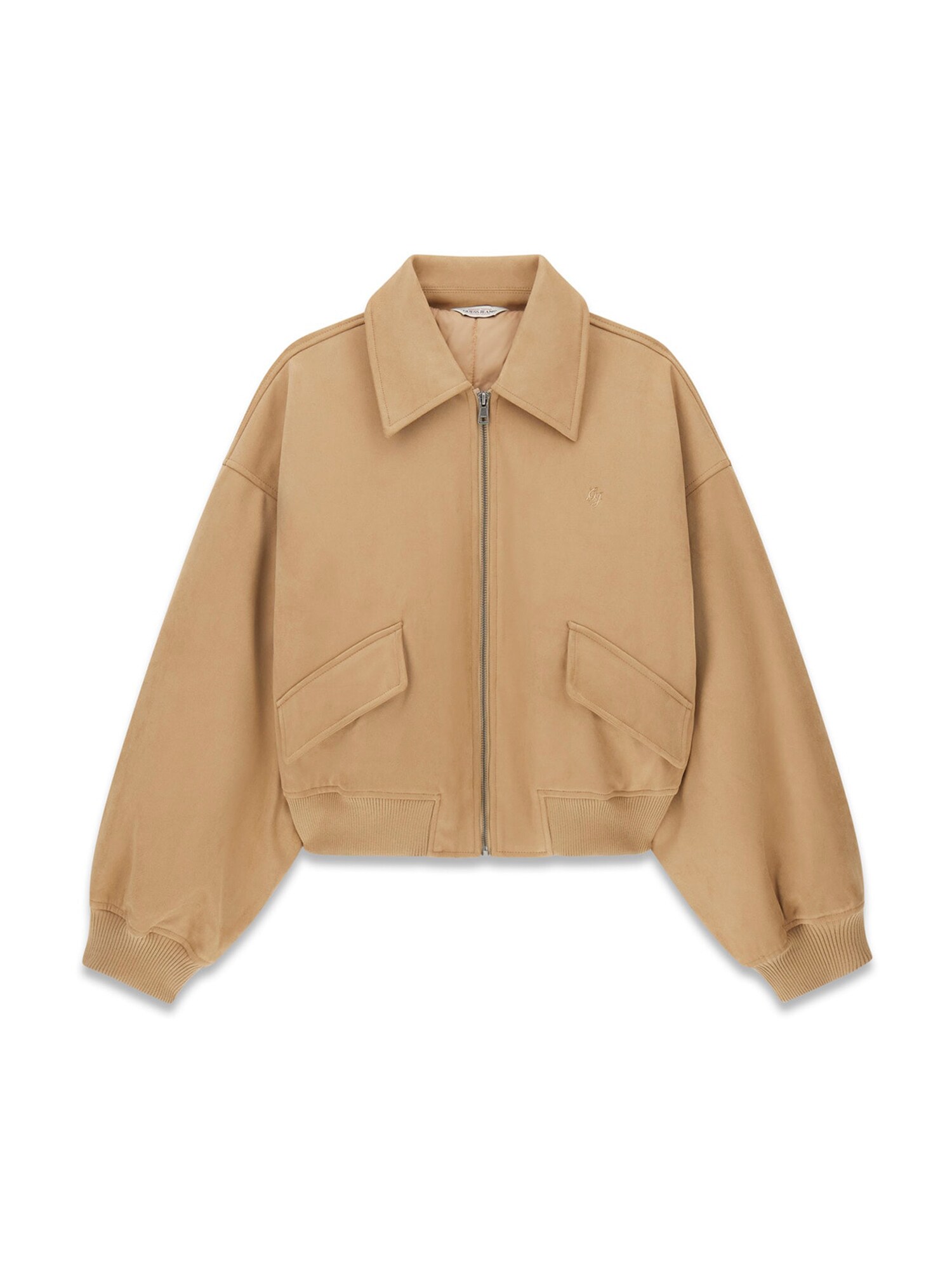 GUESS JEANS Geacă de primăvară-toamnă  maro cămilă