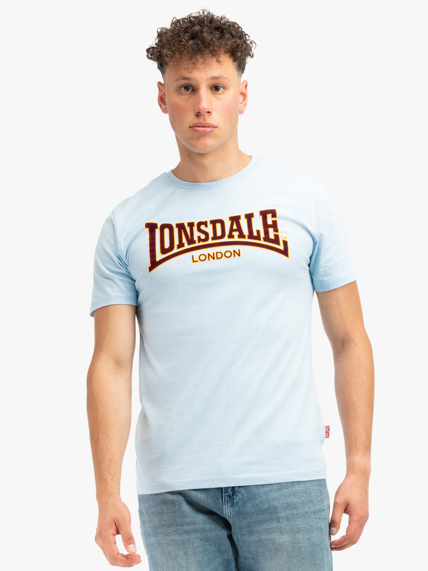 LONSDALE Póló 'CLASSIC'  kék / világoskék / vegyes színek termék 2. képe