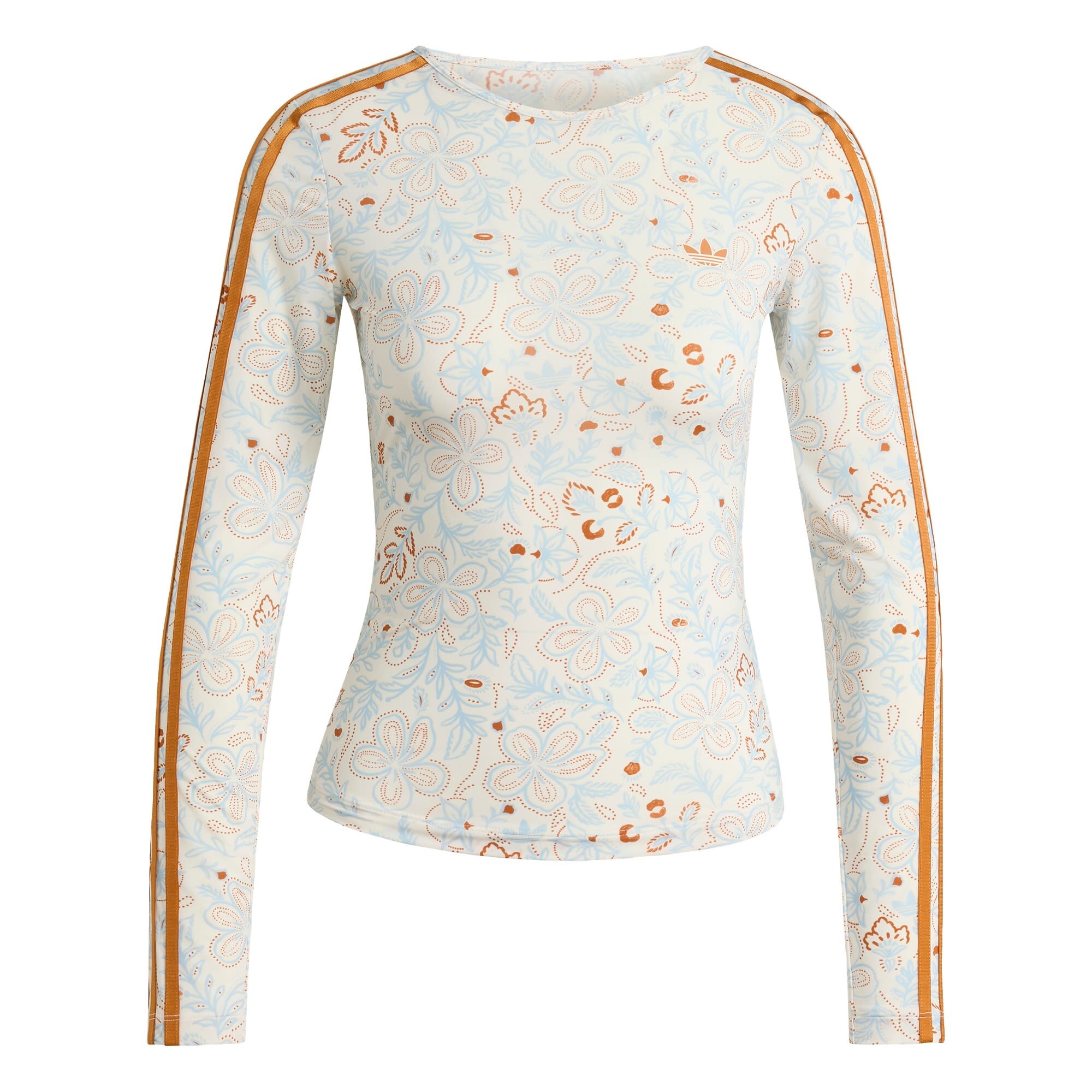 ADIDAS ORIGINALS Camiseta  azul claro / naranja / offwhite