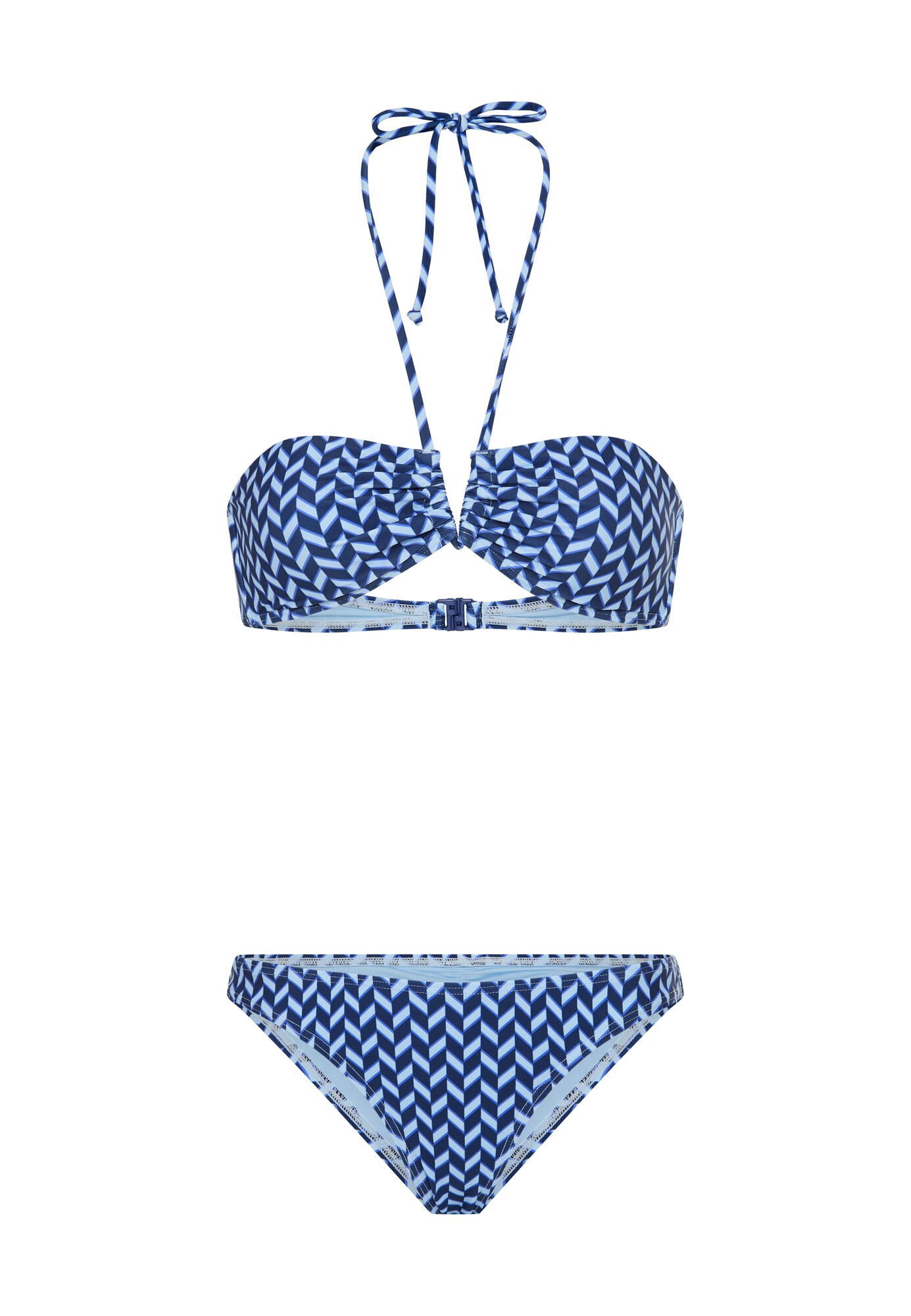LSCN by LASCANA Costum de baie două piese albastru deschis / albastru închis
