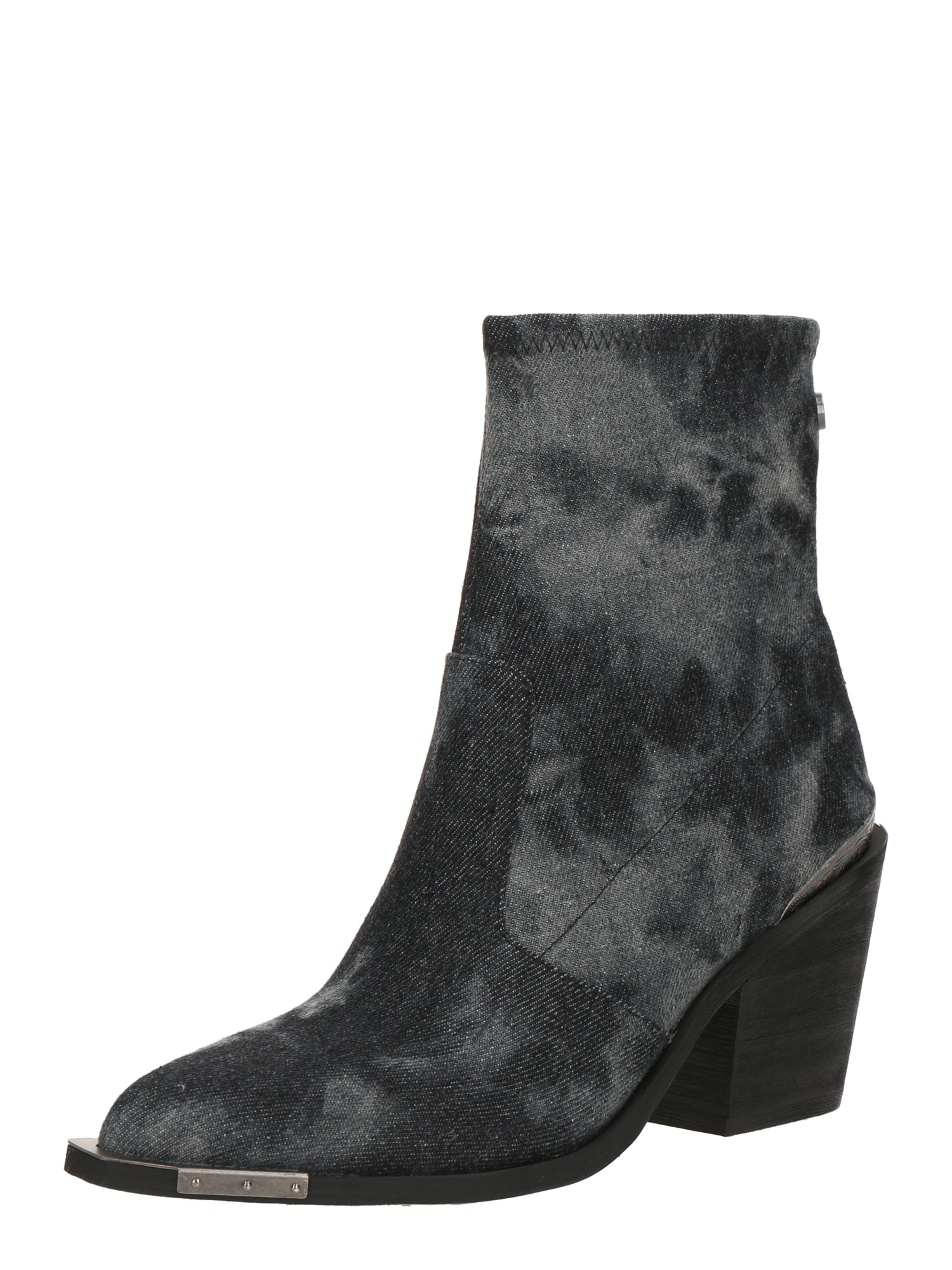 BUFFALO Botine  gri denim / negru denim