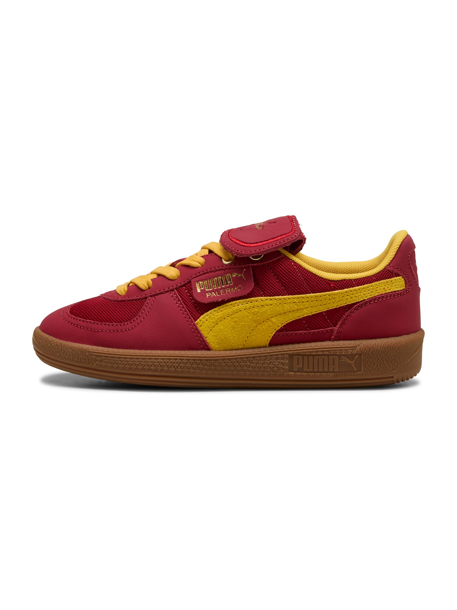 PUMA Sportcipő 'Palermo HARRY POTTER'  sötétsárga / arany / rubinvörös akciós termékkép 1
