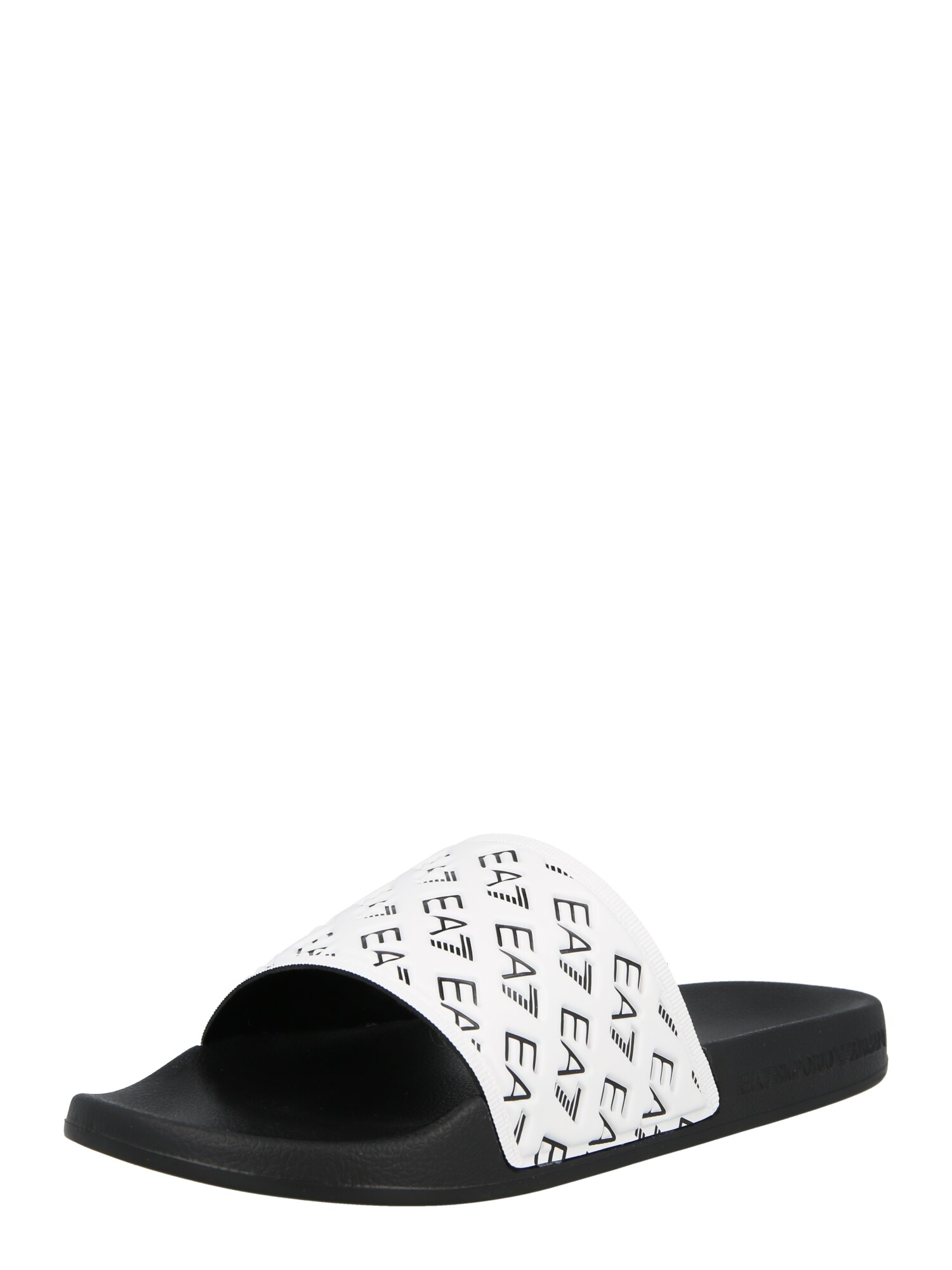 EA7 Emporio Armani Saboți  negru / alb