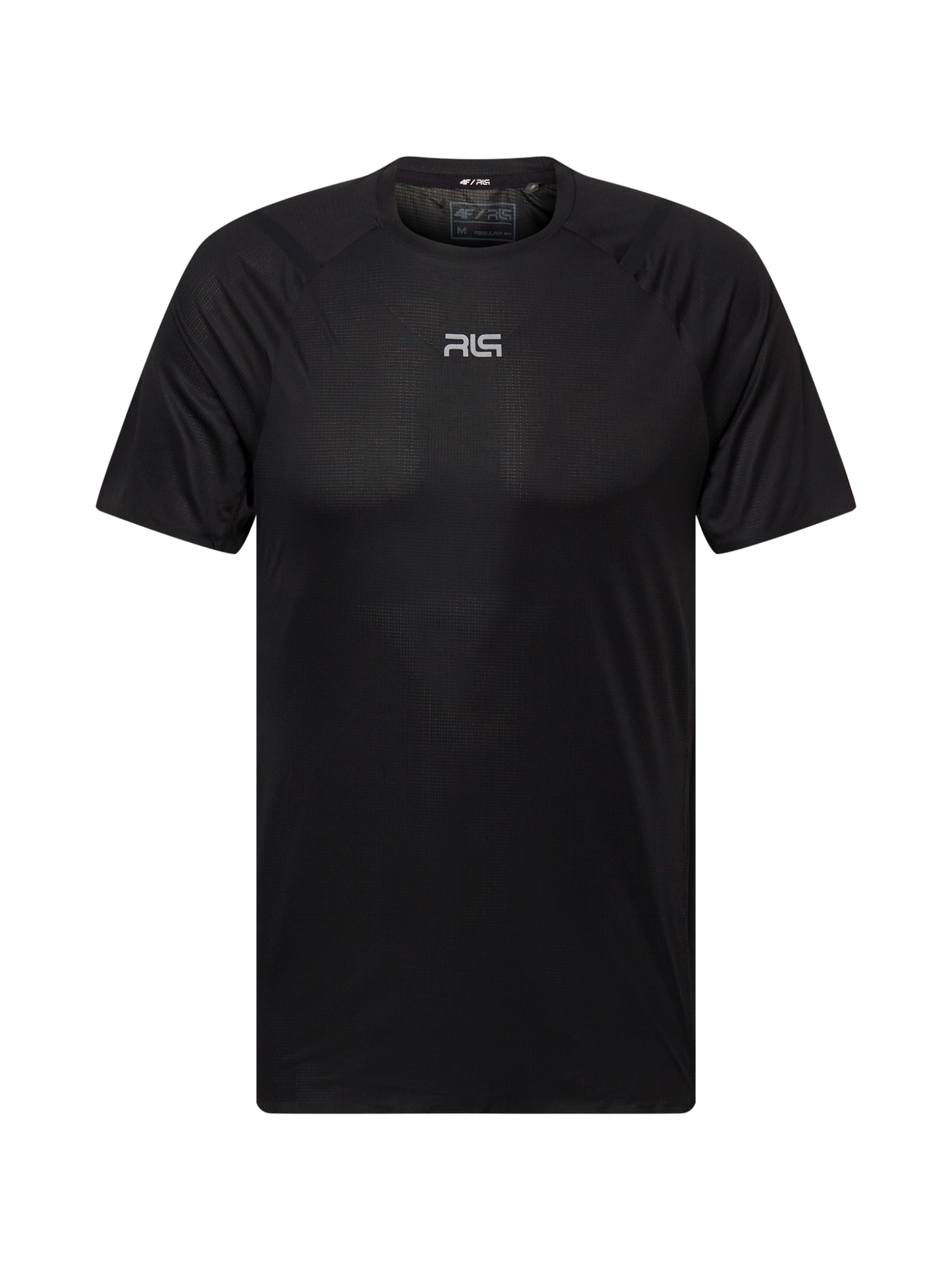 4F Sporta krekls gaiši pelēks / melns