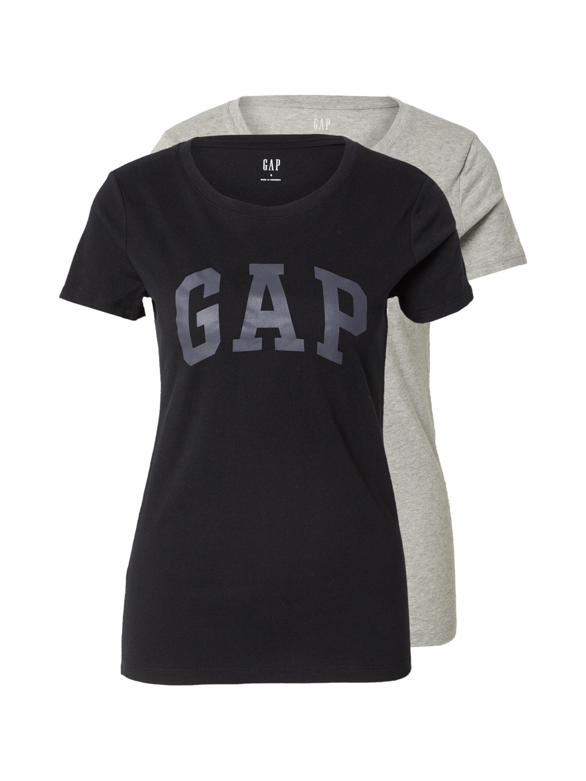 GAP T-shirt 'FRANCHISE CLSC' marinblå / gråmelerad / svart dam