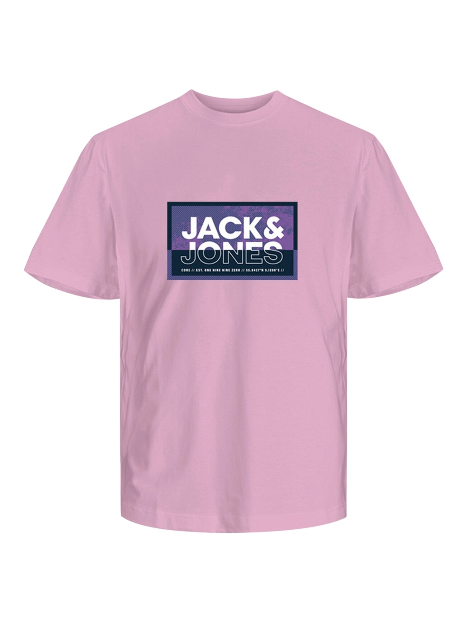 JACK & JONES Póló 'LOGAN SUMMER'  tengerészkék / szürke / orgona / fekete / fehér termék 2. képe