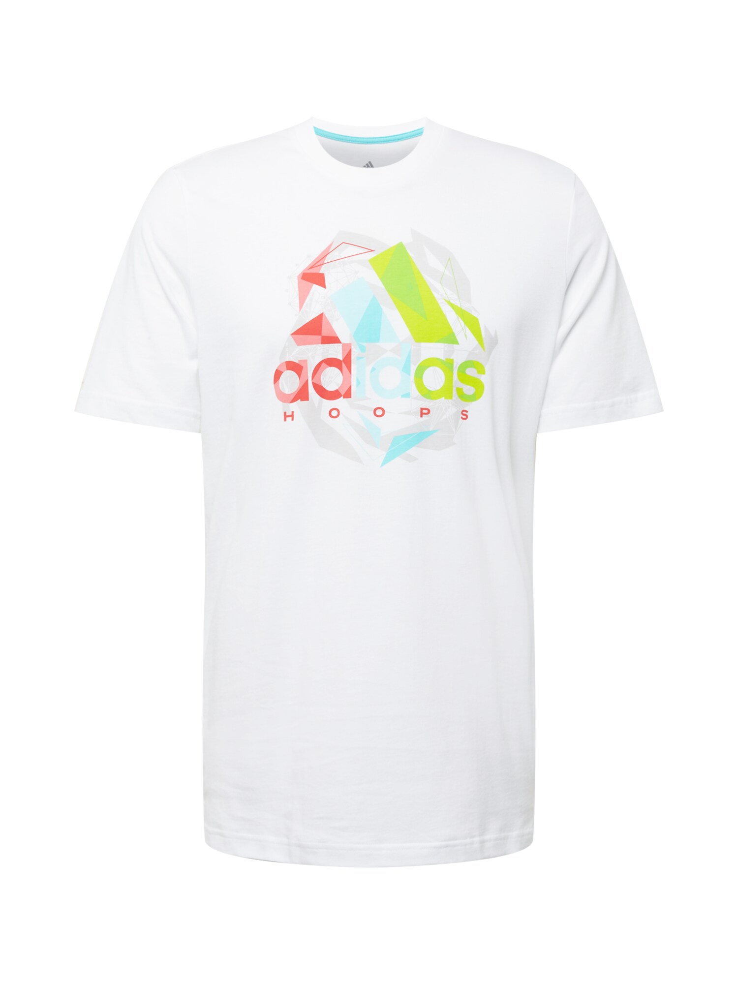 ADIDAS PERFORMANCE Funkcionalna majica 'Badge of Sport'  svetlo modra / svetlo zelena / rdeča / bela