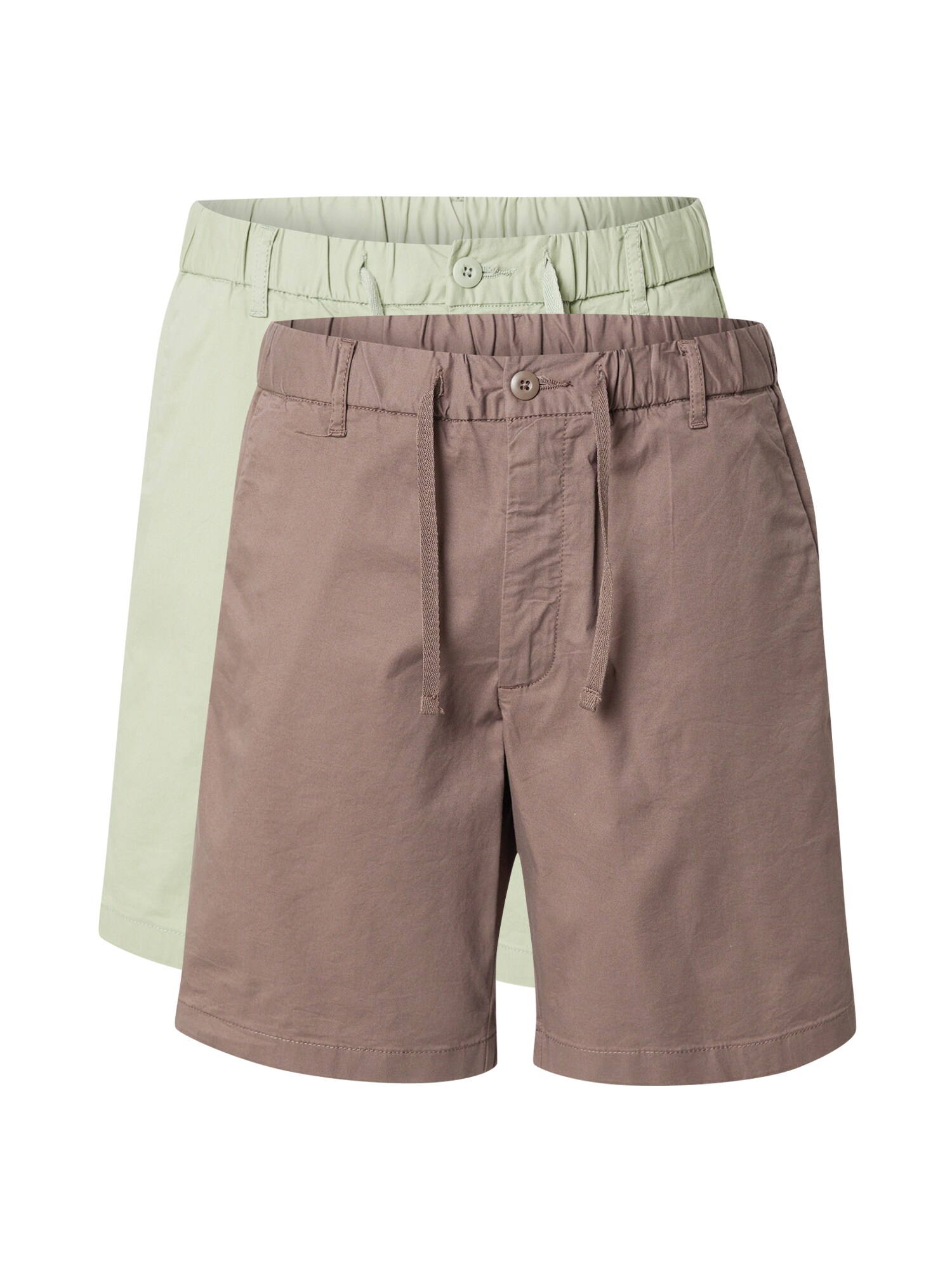 JACK & JONES Chino nadrág 'JPSTJAIDEN'  sötét barna / pasztellzöld akciós termékkép 1