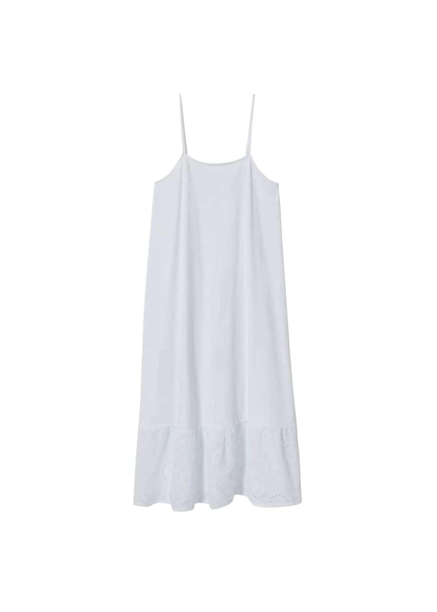 MANGO Лятна рокля 'Dina'  бяло