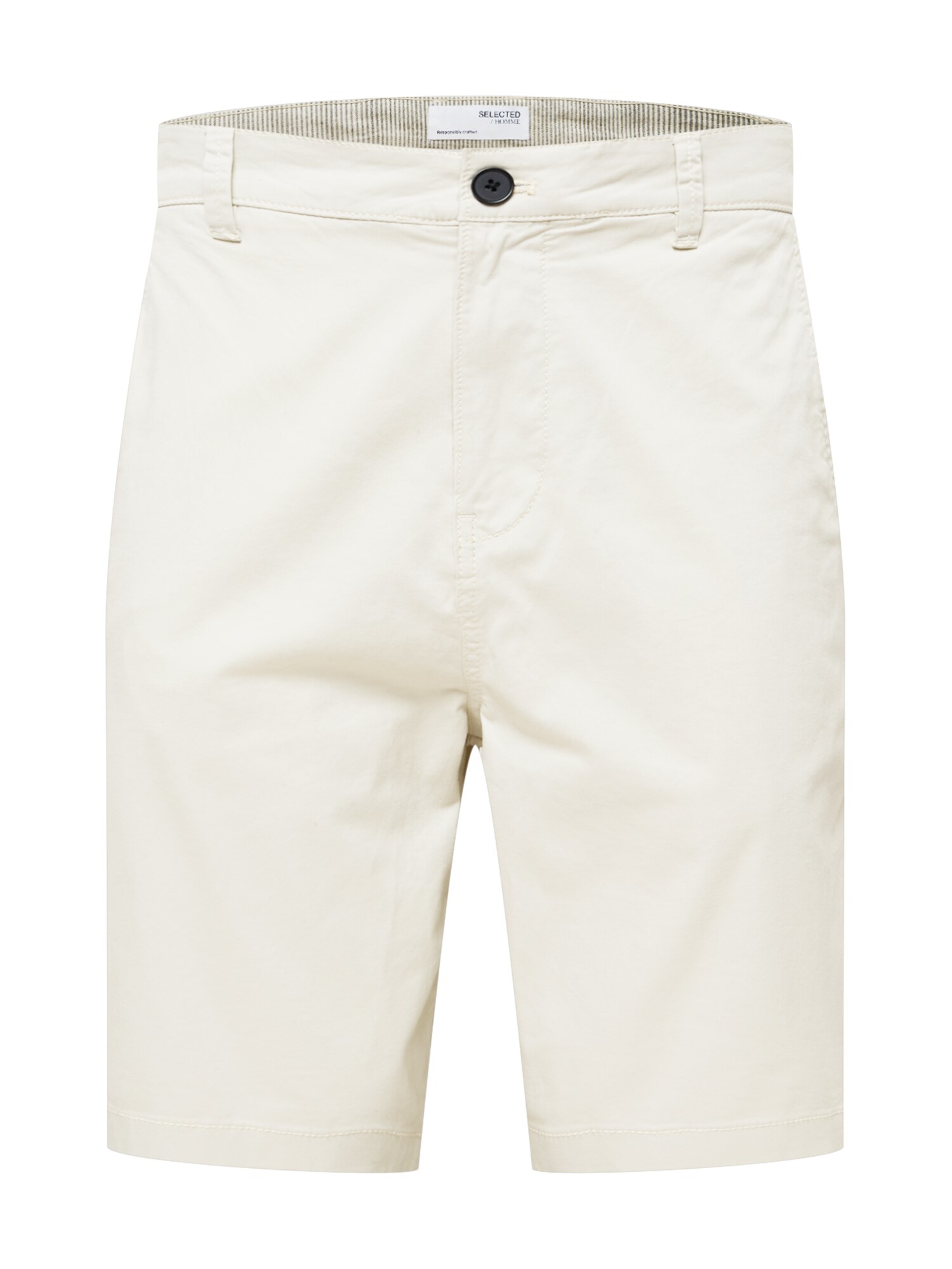 SELECTED Pantaloni eleganți  alb murdar