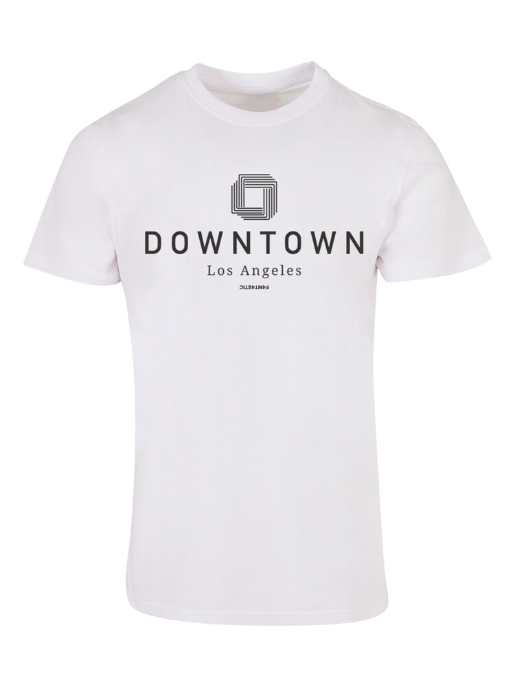 F4NT4STIC Shirt 'Downtown LA' Herren Größe 5XL schwarz / weiß