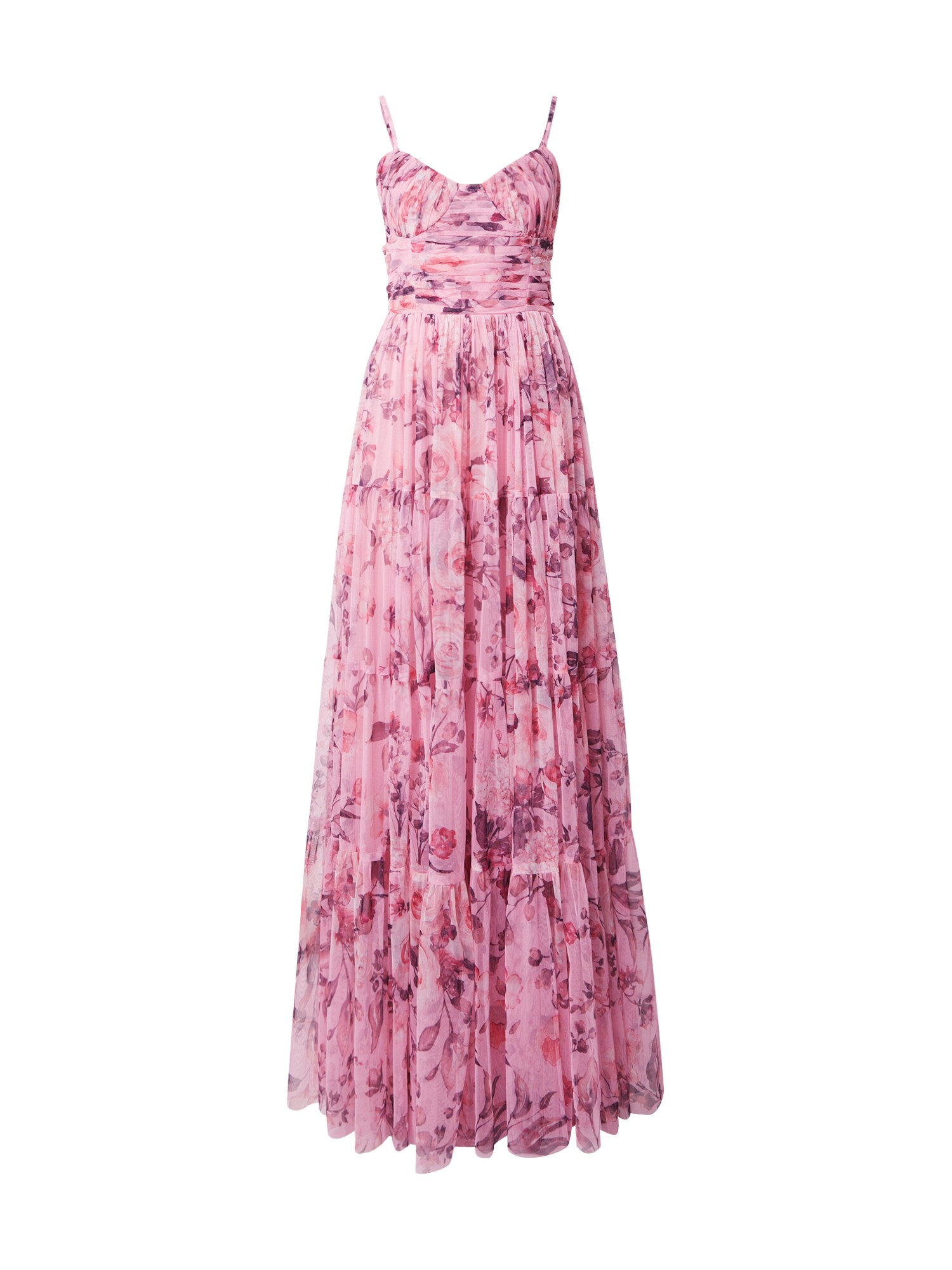 LACE & BEADS Letné šaty 'Thea'  fialová / ružová