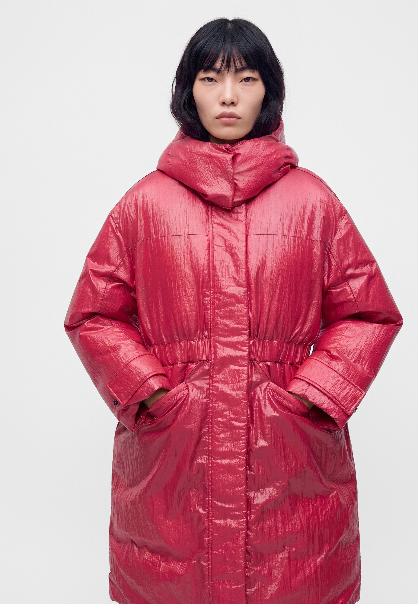 MAX&Co. Abrigo de invierno 'COLLANA'  arándano – imagen 4