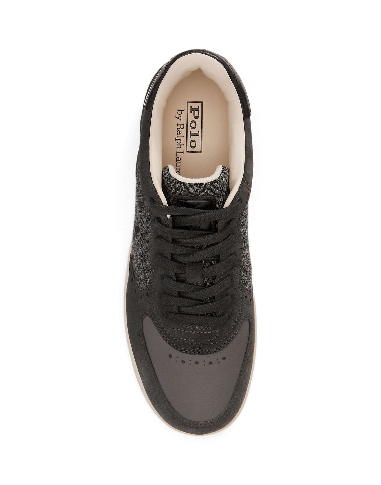 Polo Ralph Lauren Zapatillas deportivas bajas  beige / gris / gris moteado – imagen 3