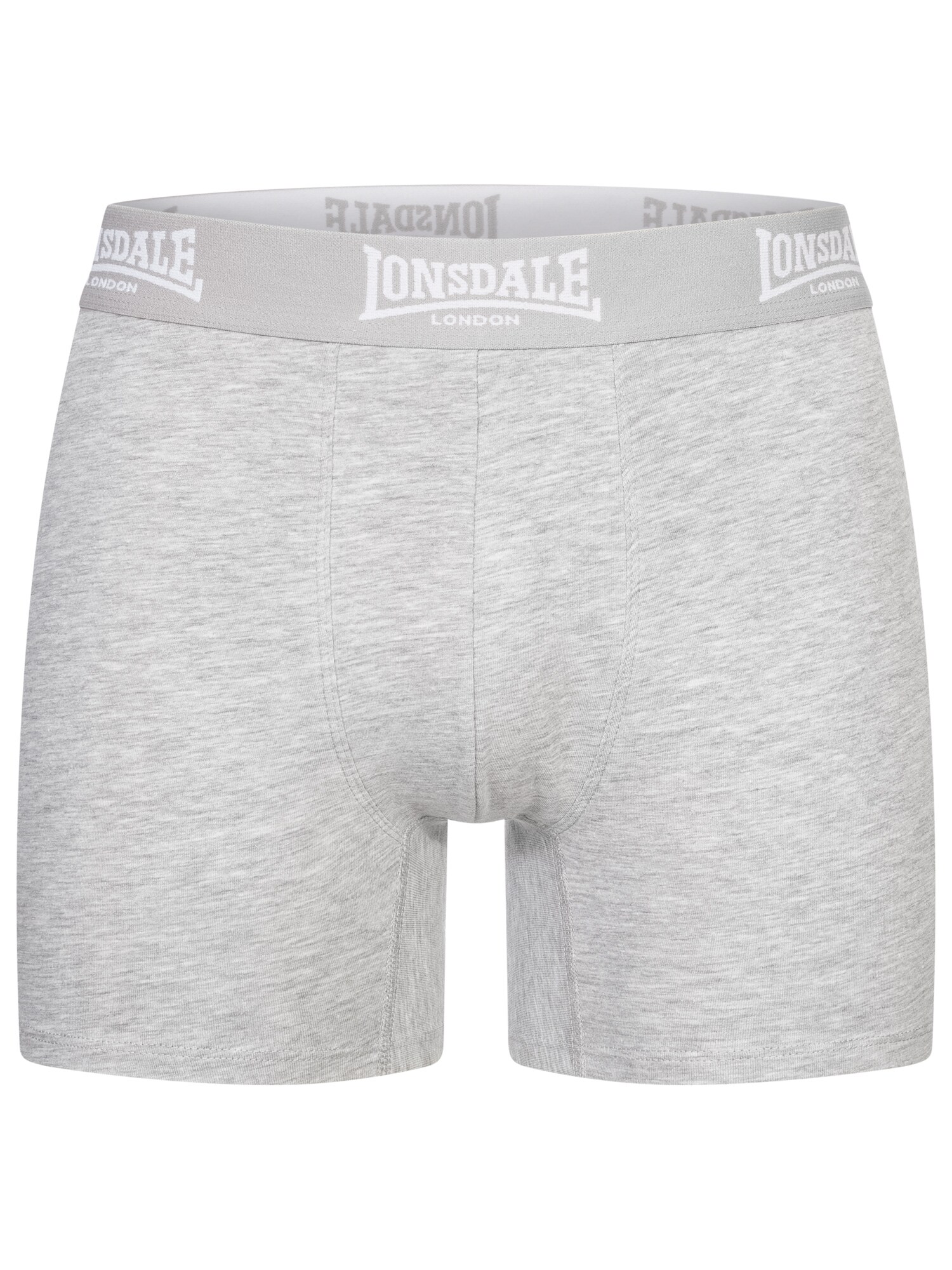 LONSDALE Boxeralsók  szürke melír / fekete / fehér termék 2. képe