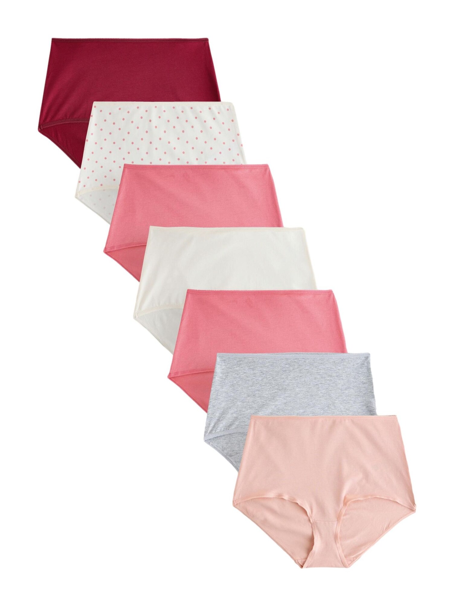 Next Slip  gri amestecat / mov zmeură / rosé / roz pal / alb