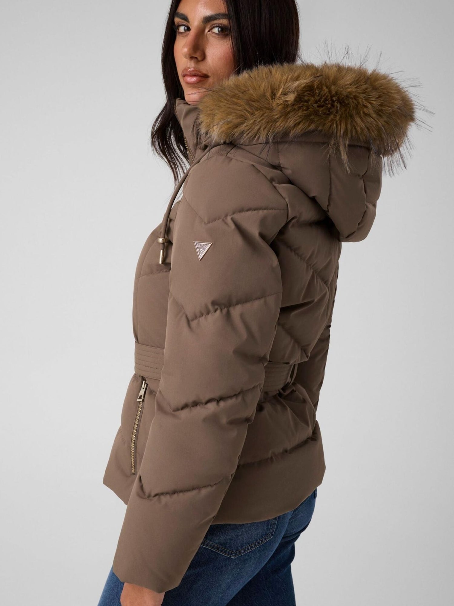 GUESS Chaqueta de invierno 'W6BL58W4197'  marrón – imagen 4