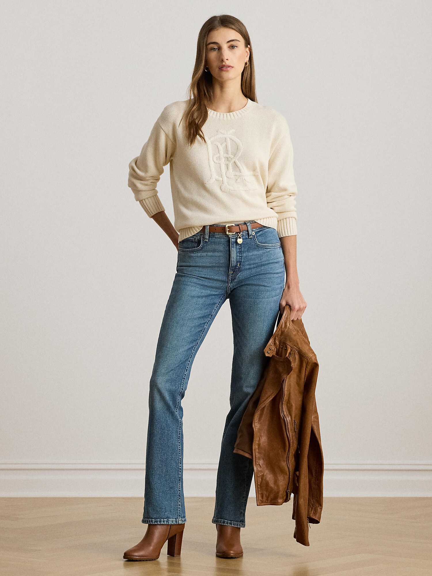 Lauren Ralph Lauren Jersey 'RIEDNEE'  crema – imagen 4