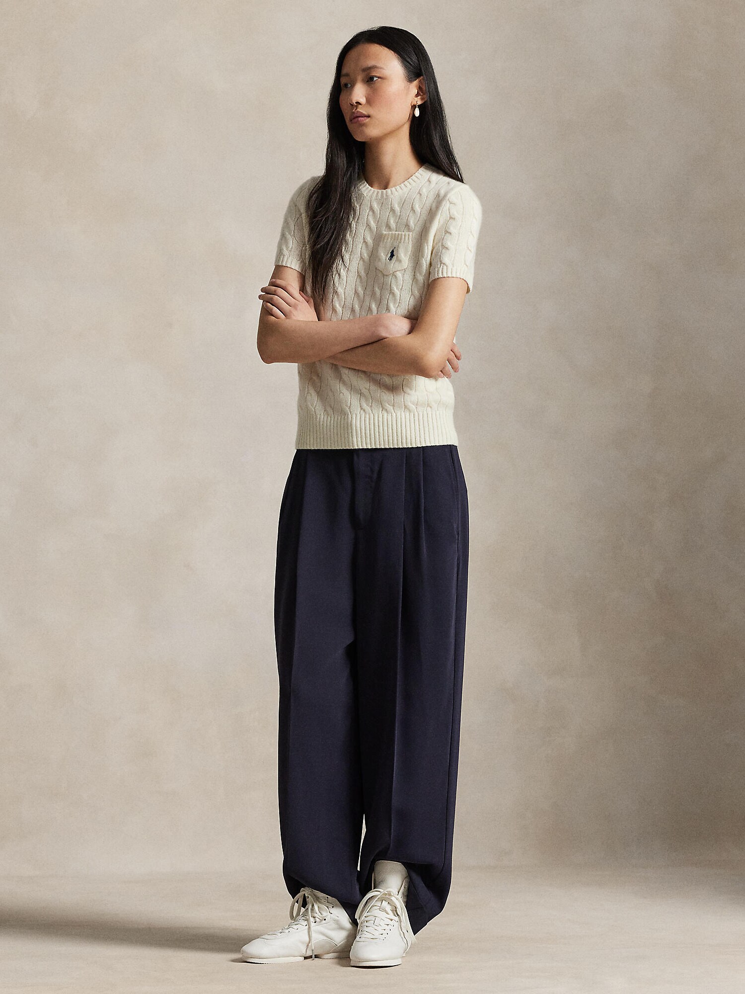 Polo Ralph Lauren Jersey crema / navy – imagen 12