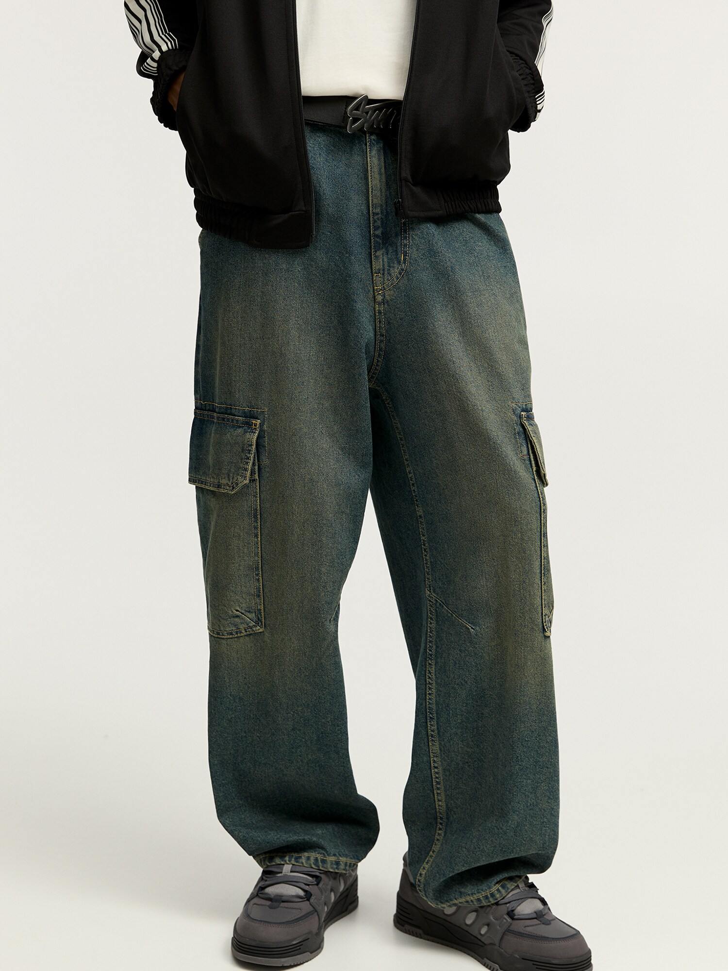 Pull&Bear Cargo farmer  sötétkék termék 2. képe