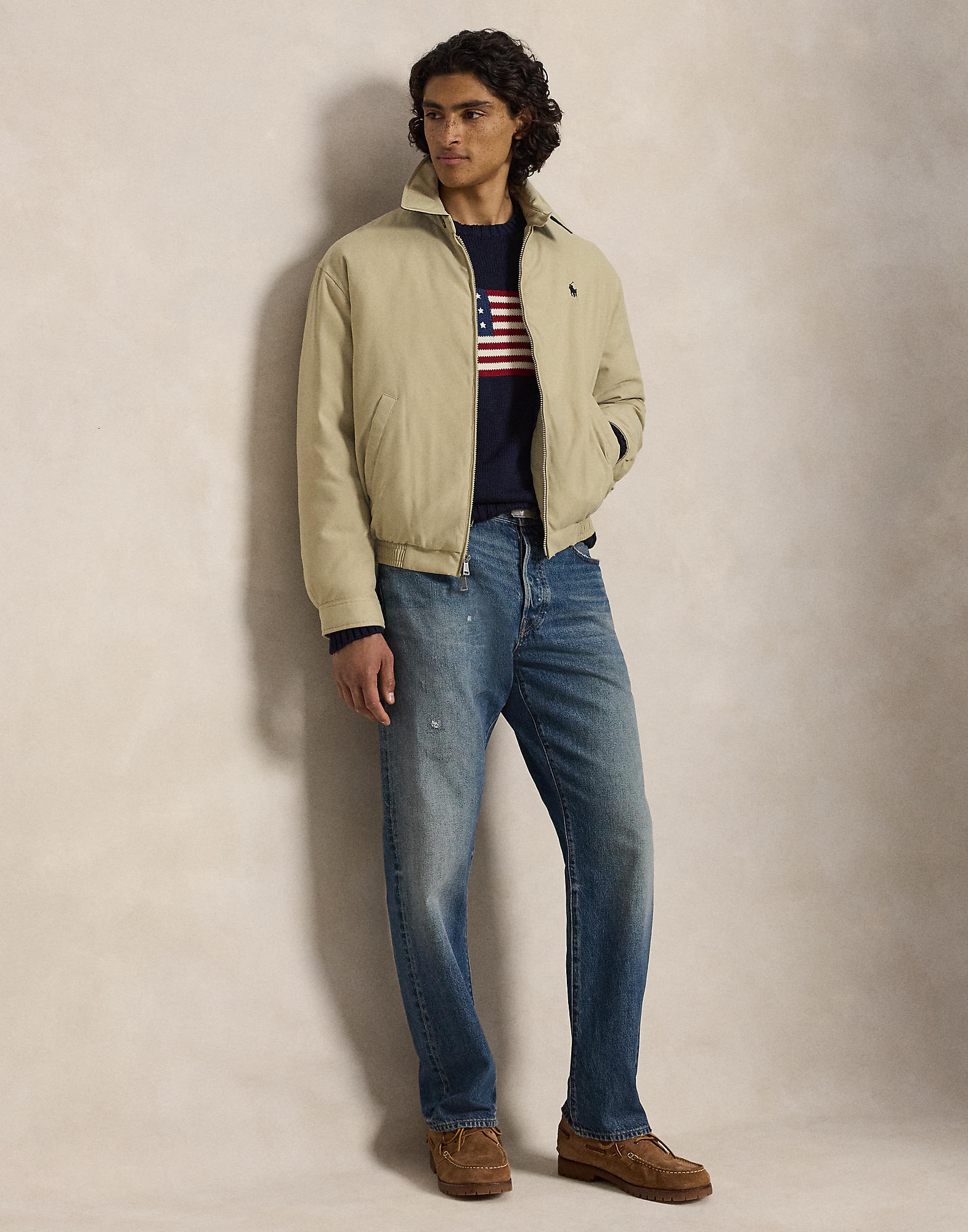 Polo Ralph Lauren Chaqueta de entretiempo caqui – imagen 4