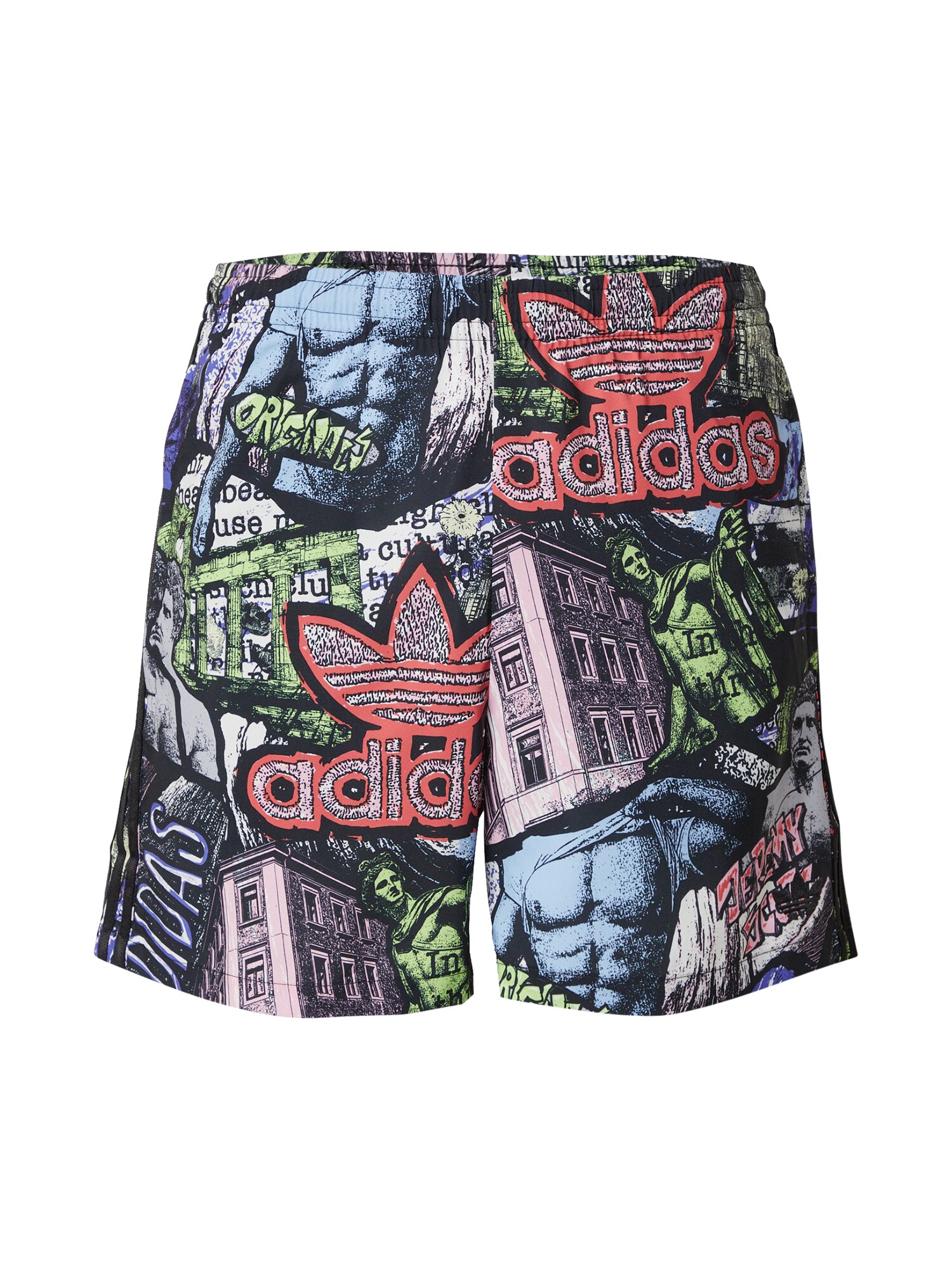 ADIDAS ORIGINALS Nadrág 'Adidas x Jeremy Scott'  világoskék / világoszöld / rózsaszín / fekete akciós termékkép 1