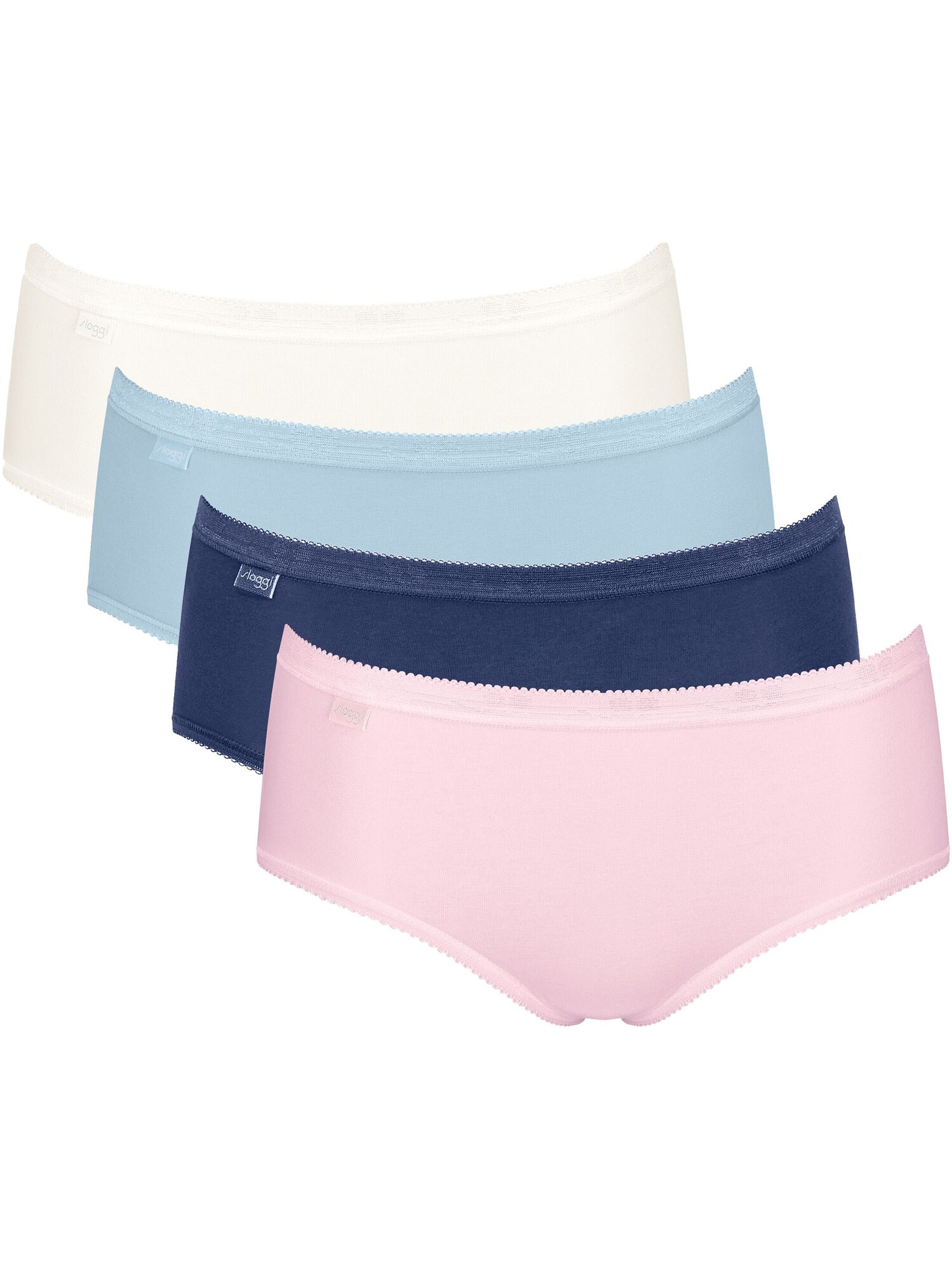 SLOGGI Chiloți  albastru gențiană / albastru pastel / rosé / alb