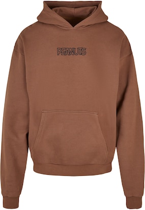 Merchcode Sweatshirt ‘Peanuts – Charlie’ Beige / Bruin / Oranje / Zwart