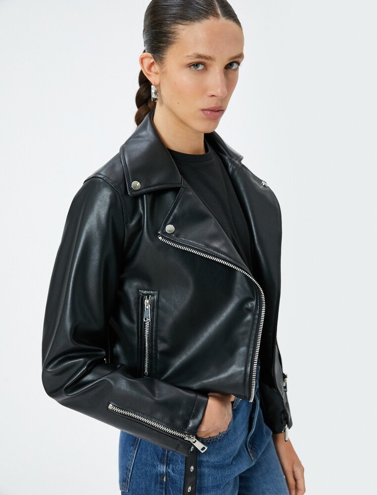 Koton Jacke Damen Größe L schwarz