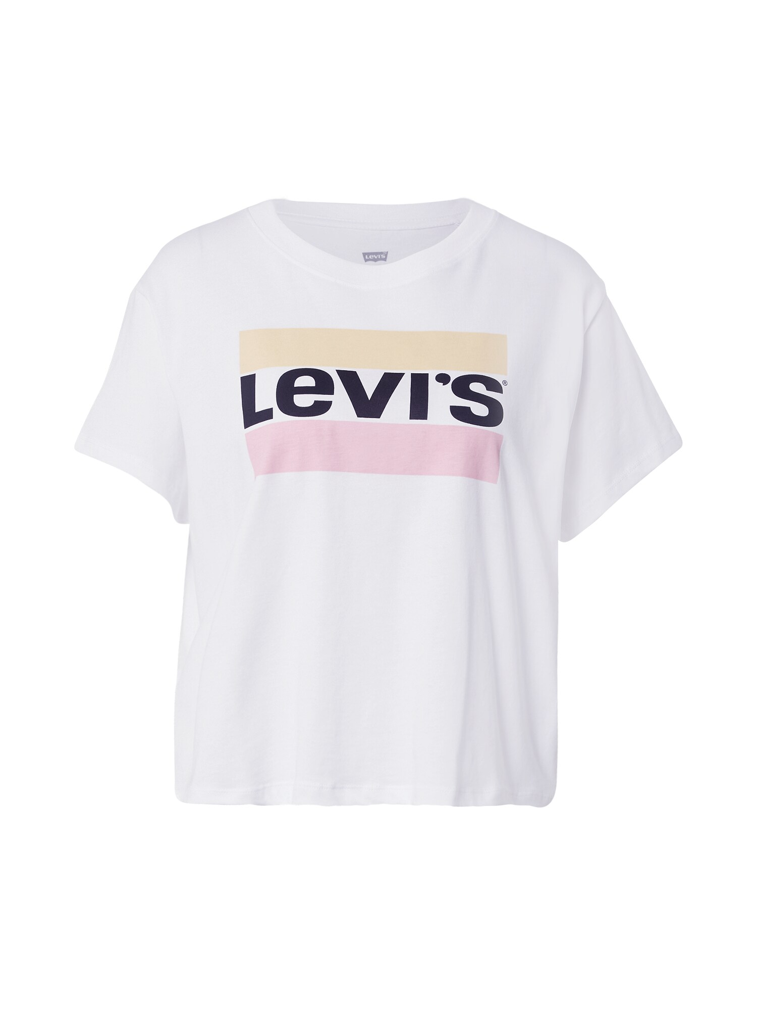 LEVI'S Marškinėliai  rožių spalva / balta / geltona / tamsiai mėlyna