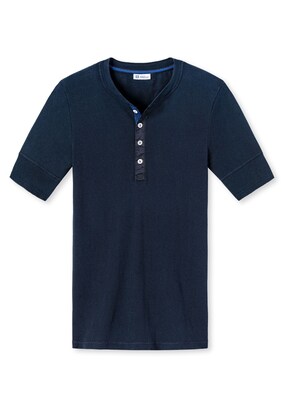 SCHIESSER REVIVAL Shirt Donkerblauw