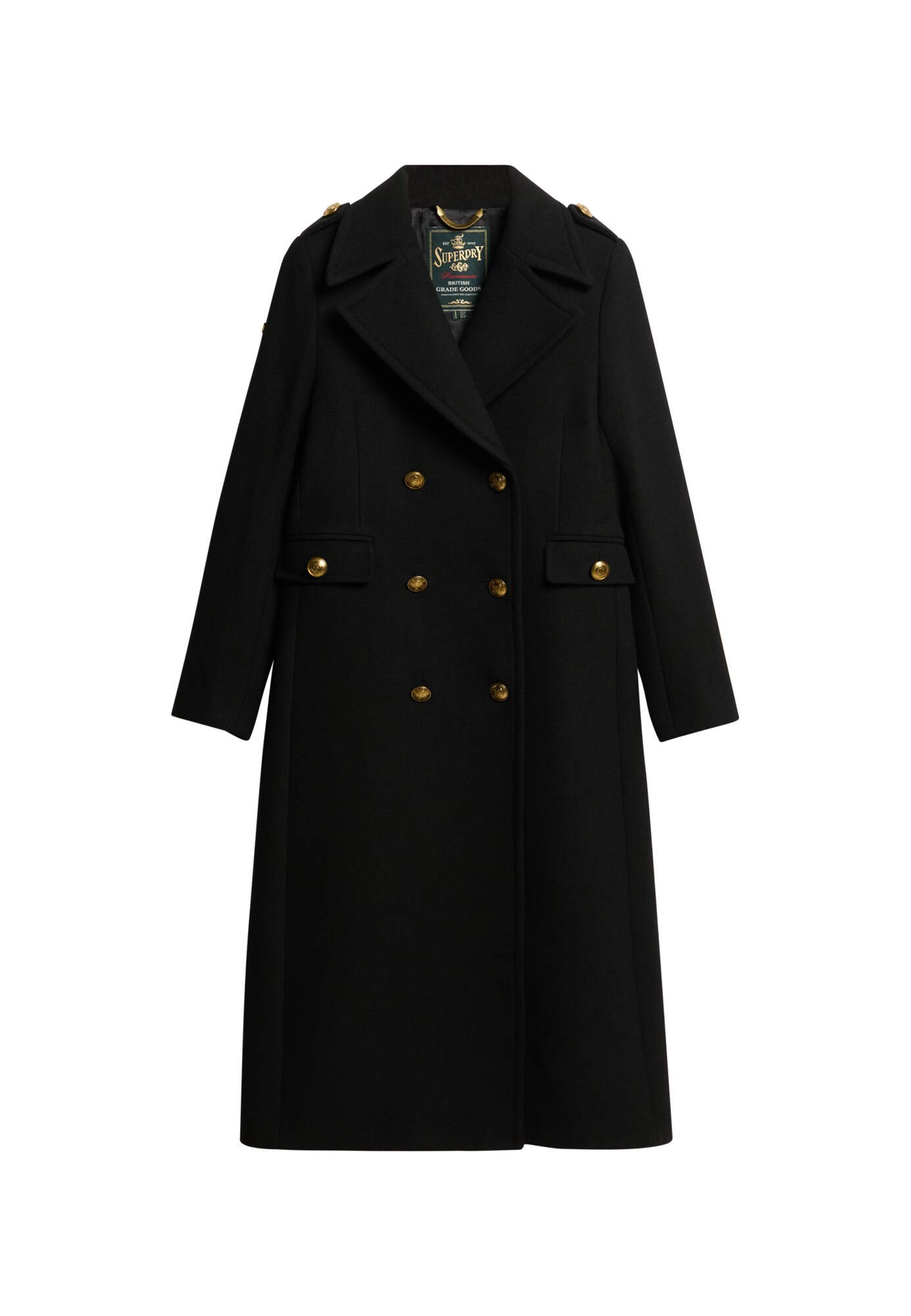 Superdry & Co Wintermantel Zwart